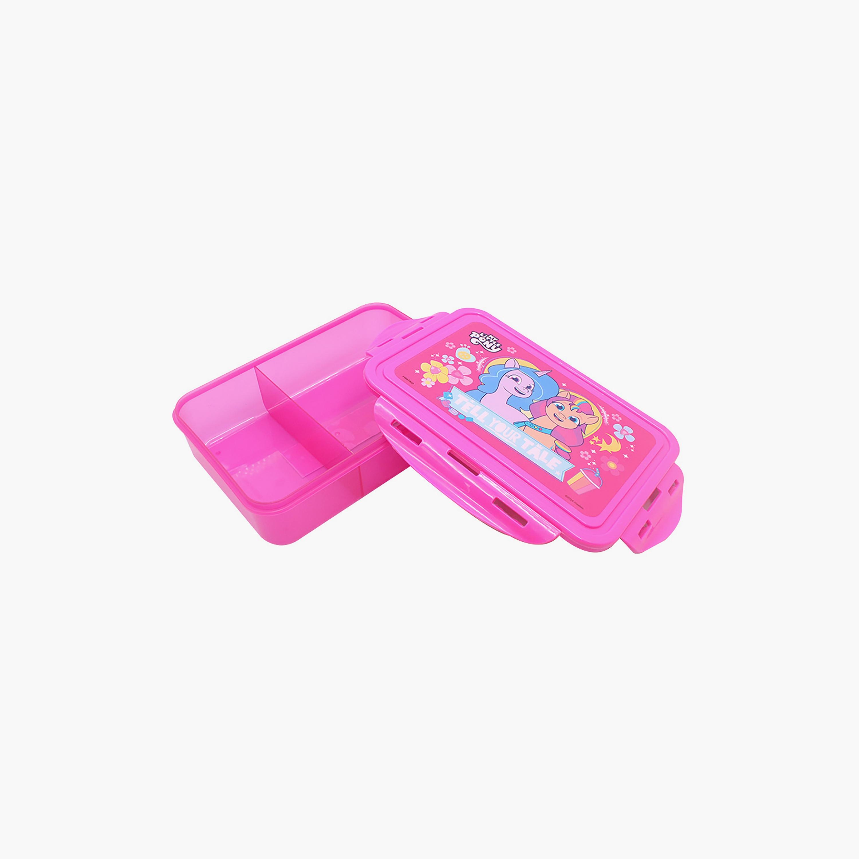 My Little Pony Printed 2-Compartment Lunch Box with Side Lock - Pink - 1400-school-lunchessentials-lunchboxes-image-4