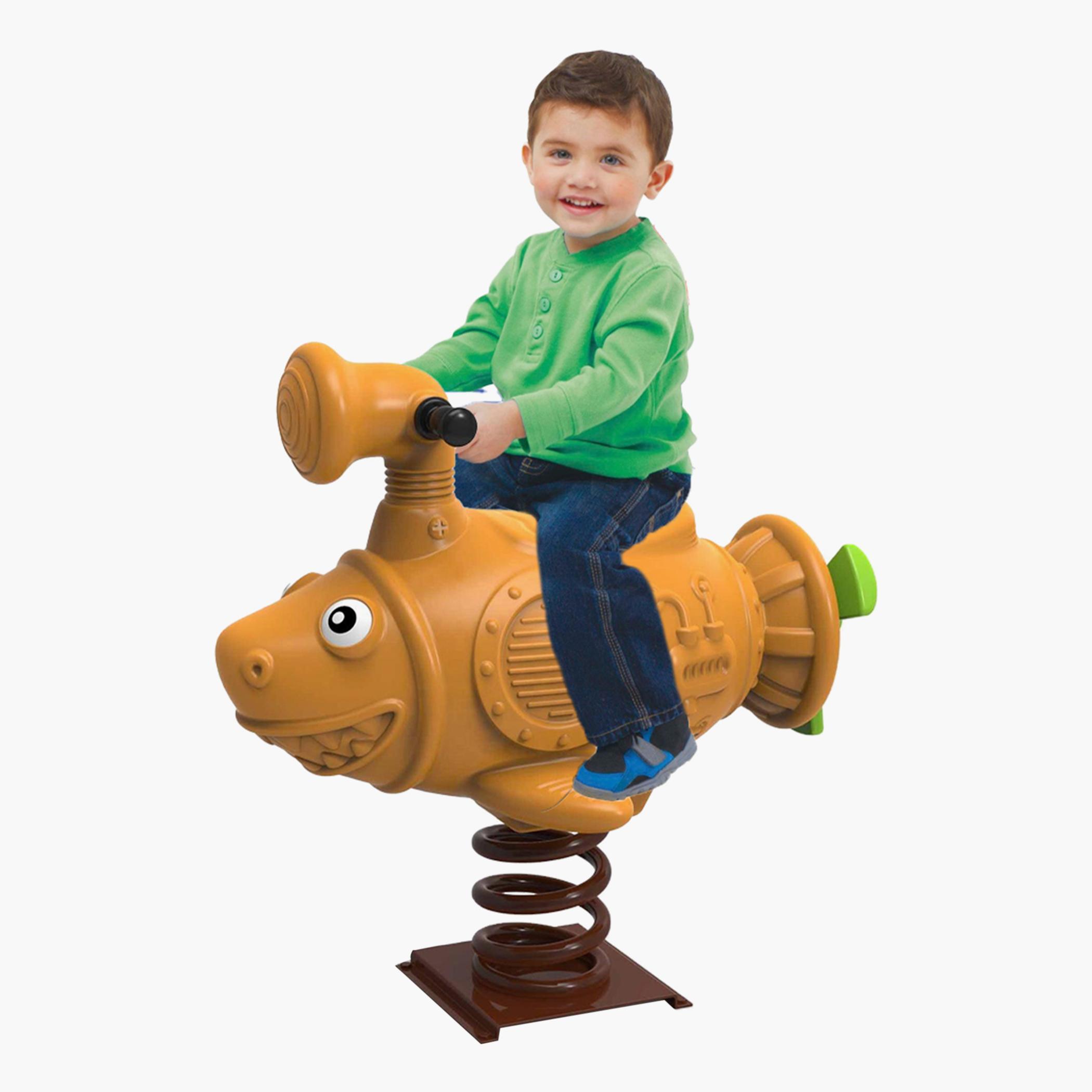 MYTS Outdoor Baby Shark Playground Spring Rider