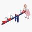 MYTS 4-Seater Garden See-Saw Metal Playground Set-InfluencerCodes_Ramadan26_All_20012026-image-3