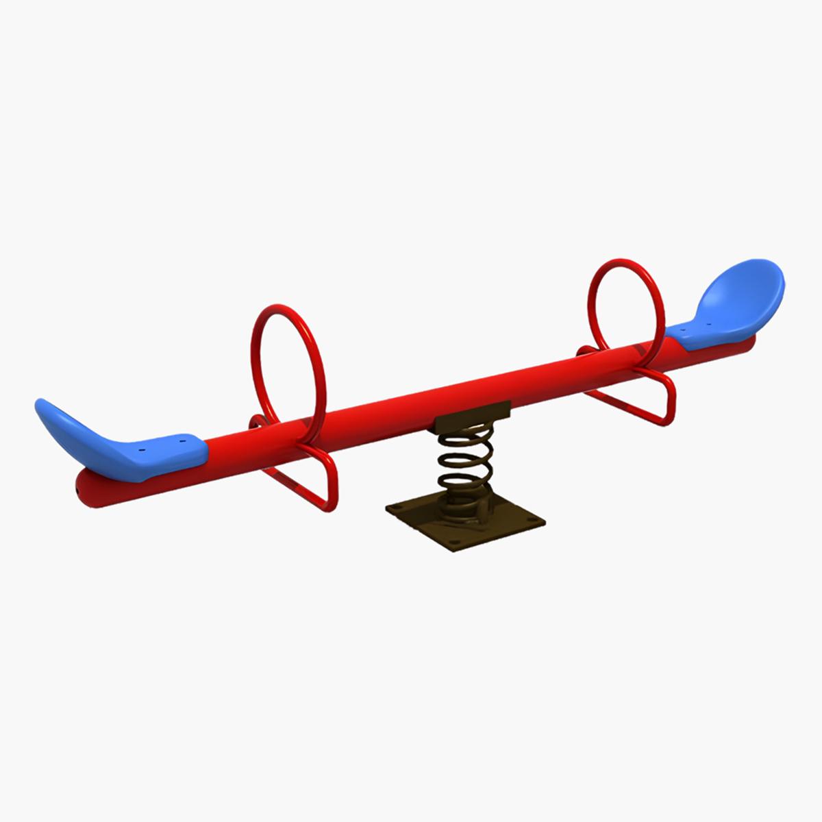 MYTS 2 Seater Metal Garden Spring Seesaw