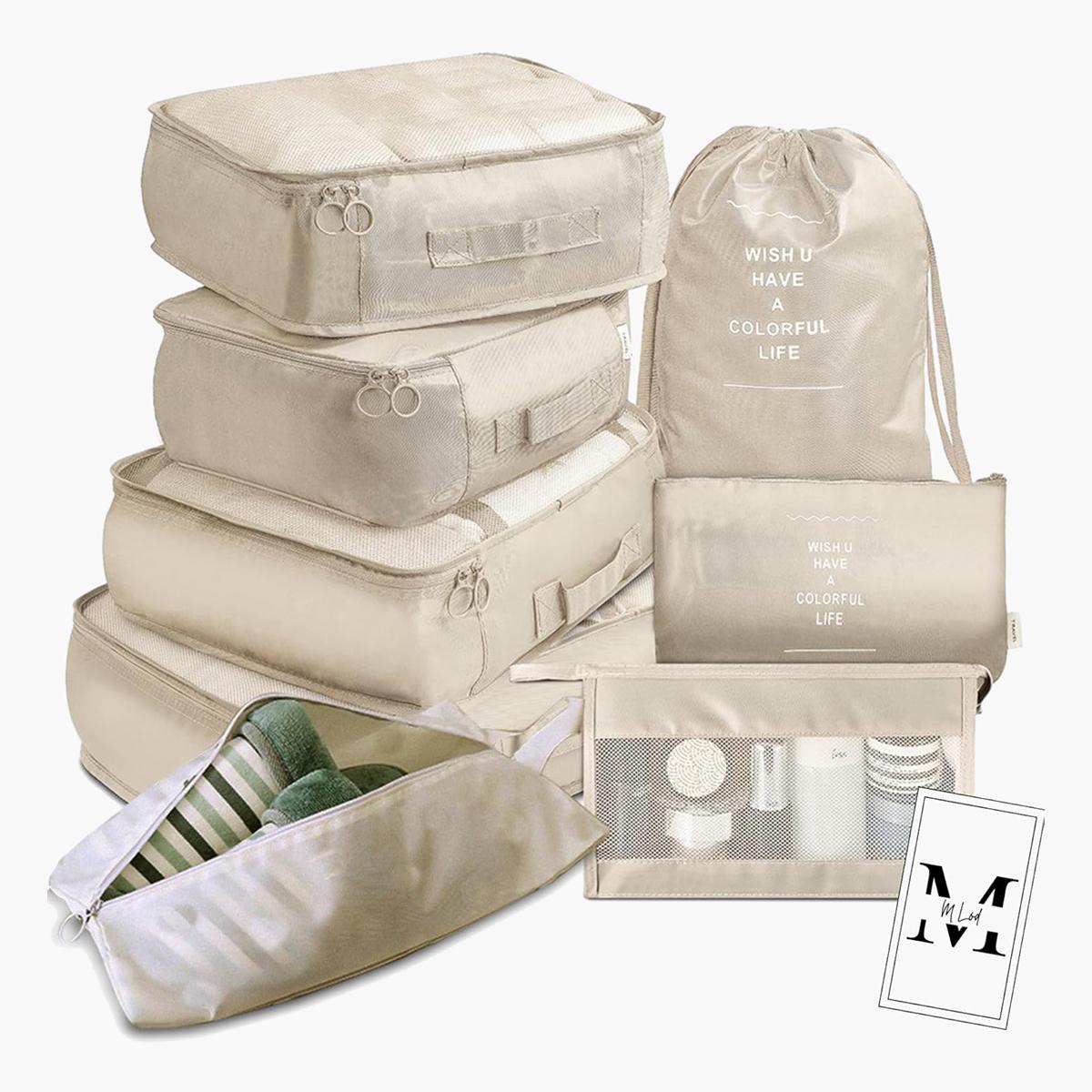 Quesera 8-Piece Travel Organiser Set