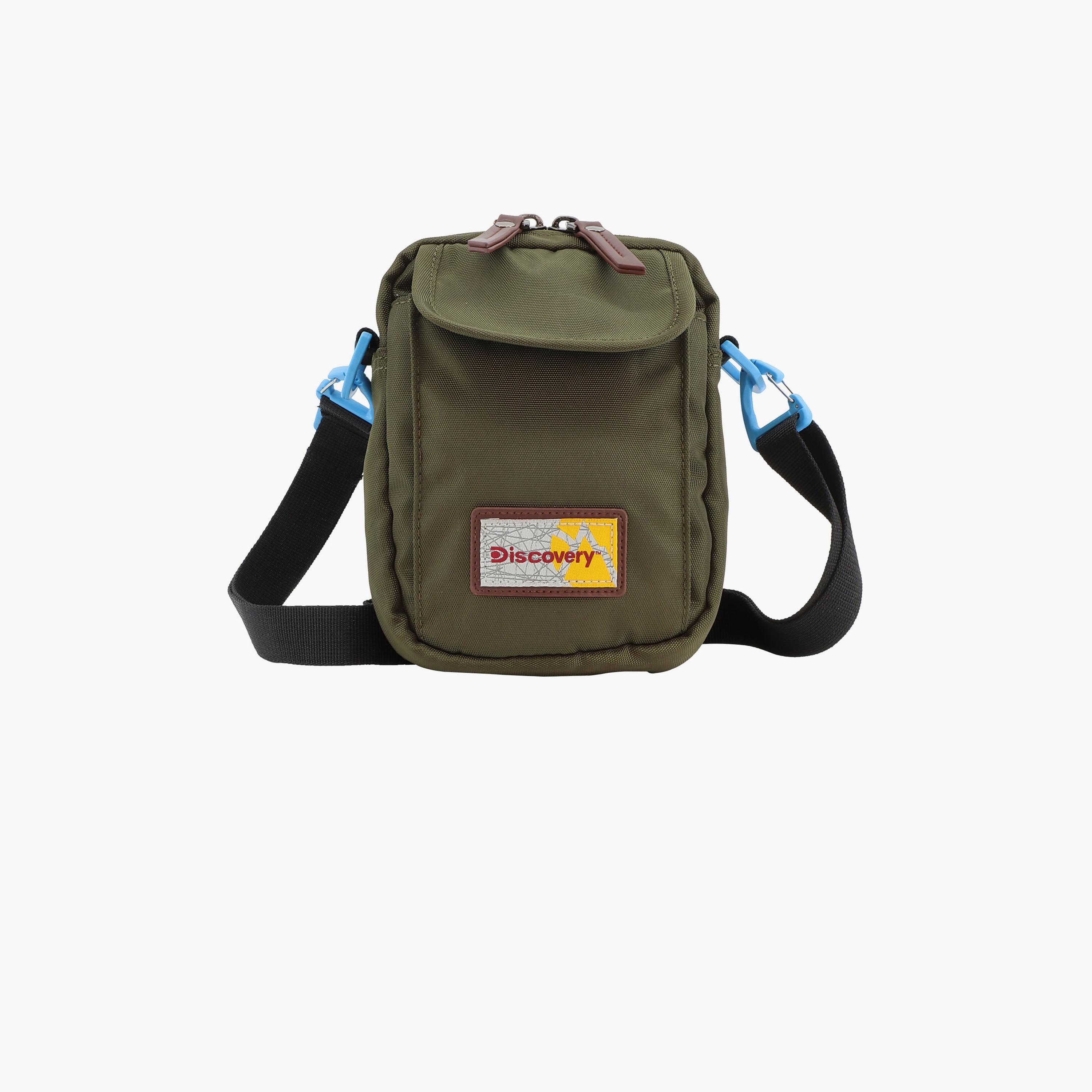 Discovery ICON Crossbody Bag with Zipper and Detachable Strap-men-bags-image-1