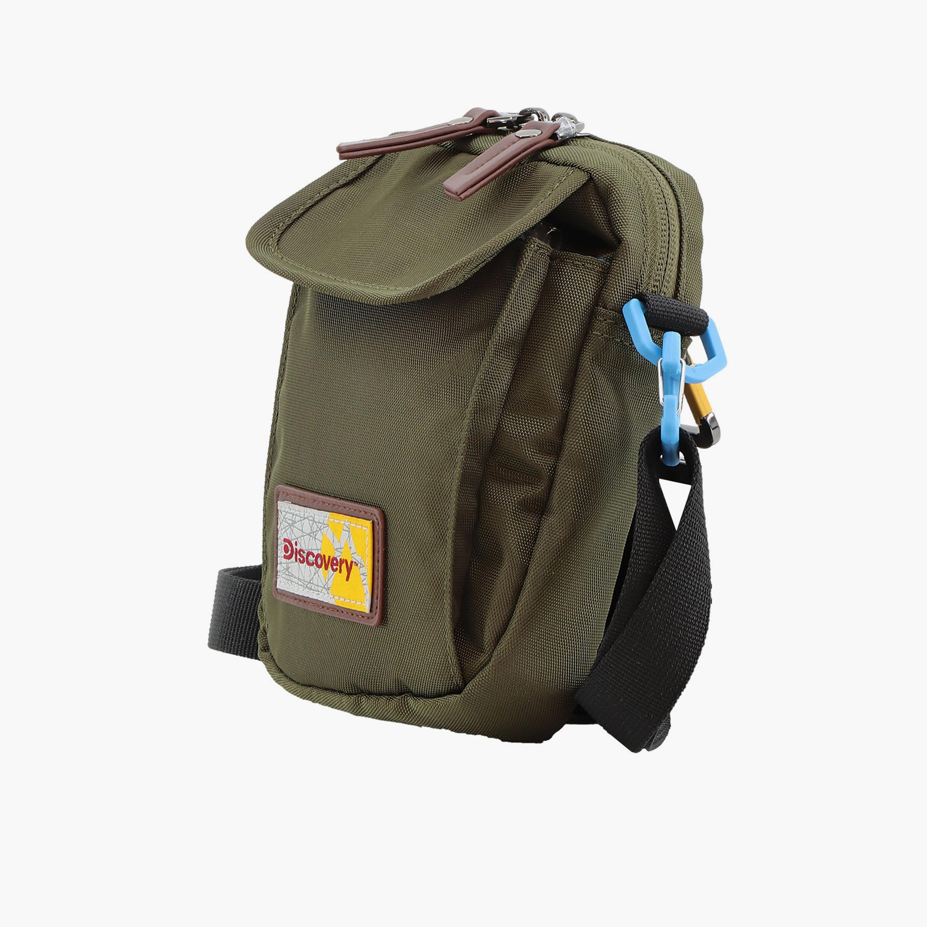 Discovery ICON Crossbody Bag with Zipper and Detachable Strap-men-bags-image-2