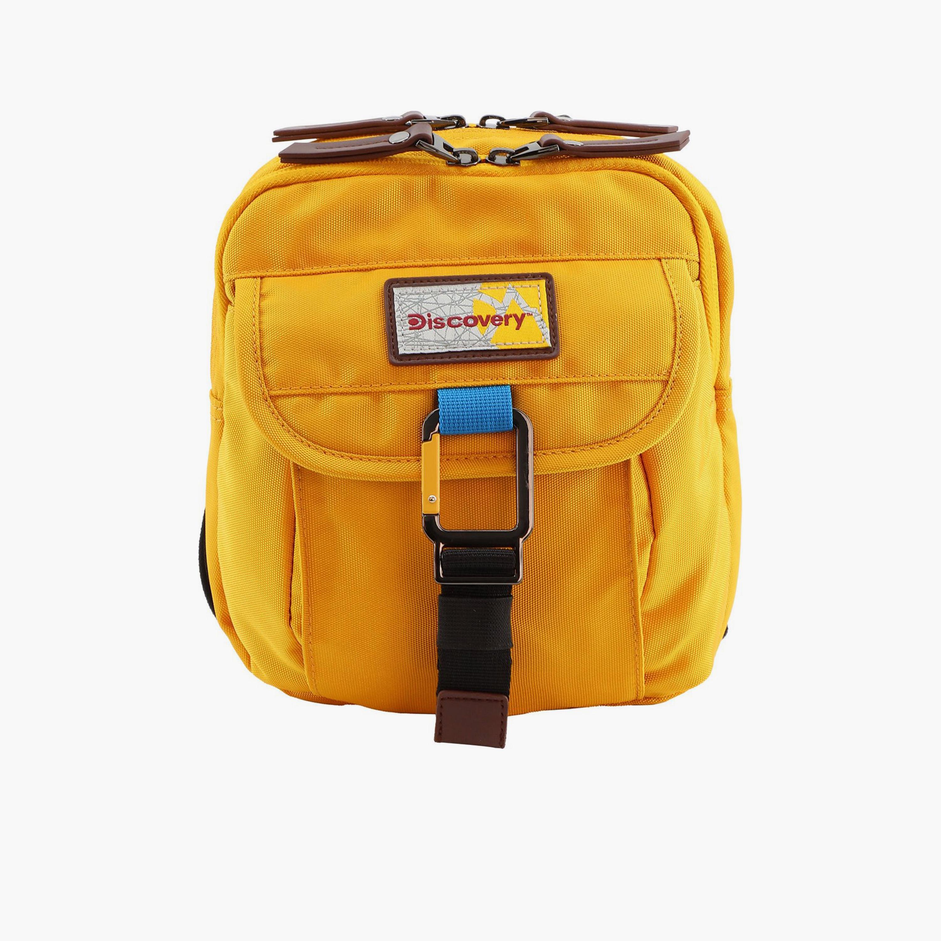Discovery ICON Crossbody Bag with Zipper and Adjustable Strap-men-bags-image-1
