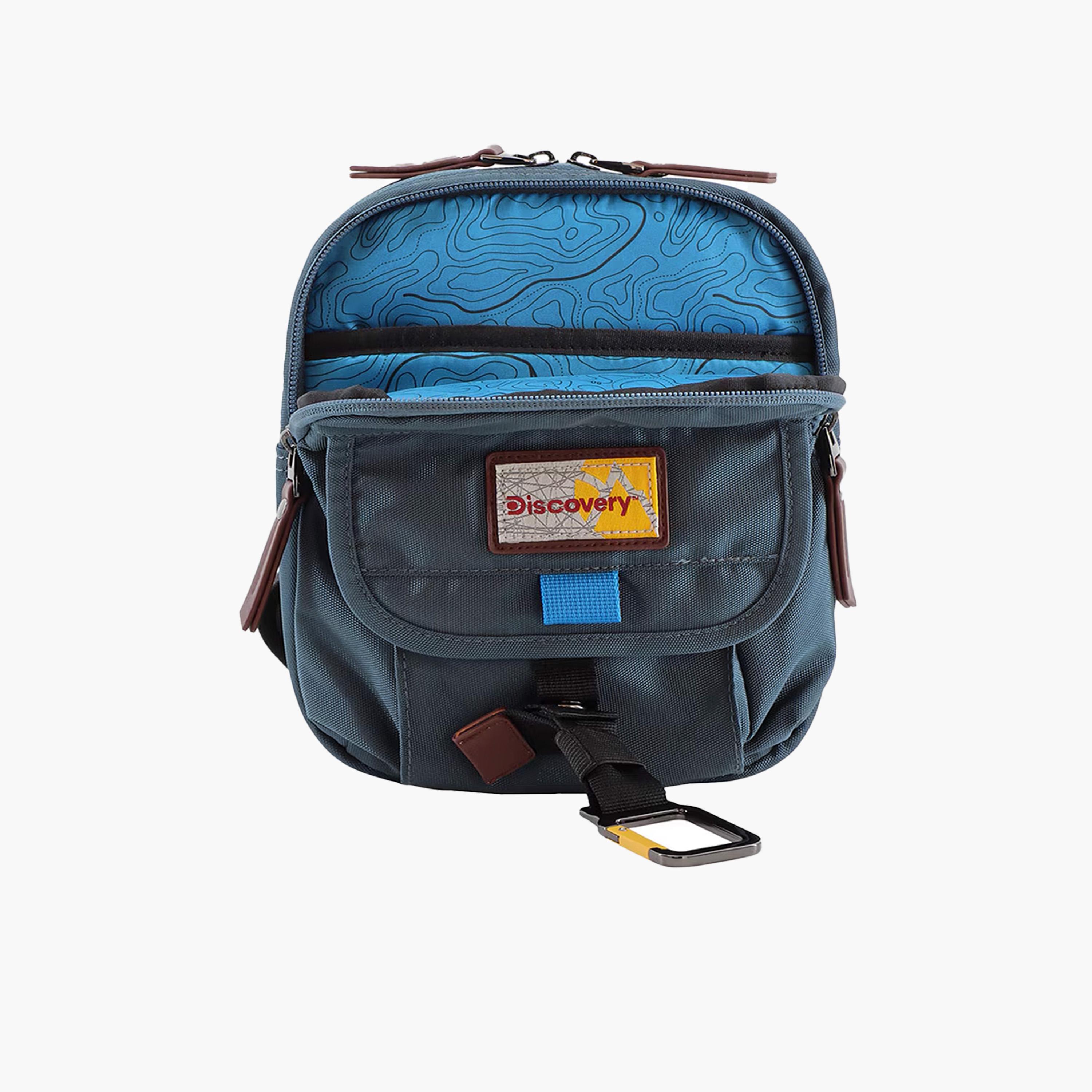 Discovery ICON Crossbody Bag with Zipper and Adjustable Strap-men-bags-image-5