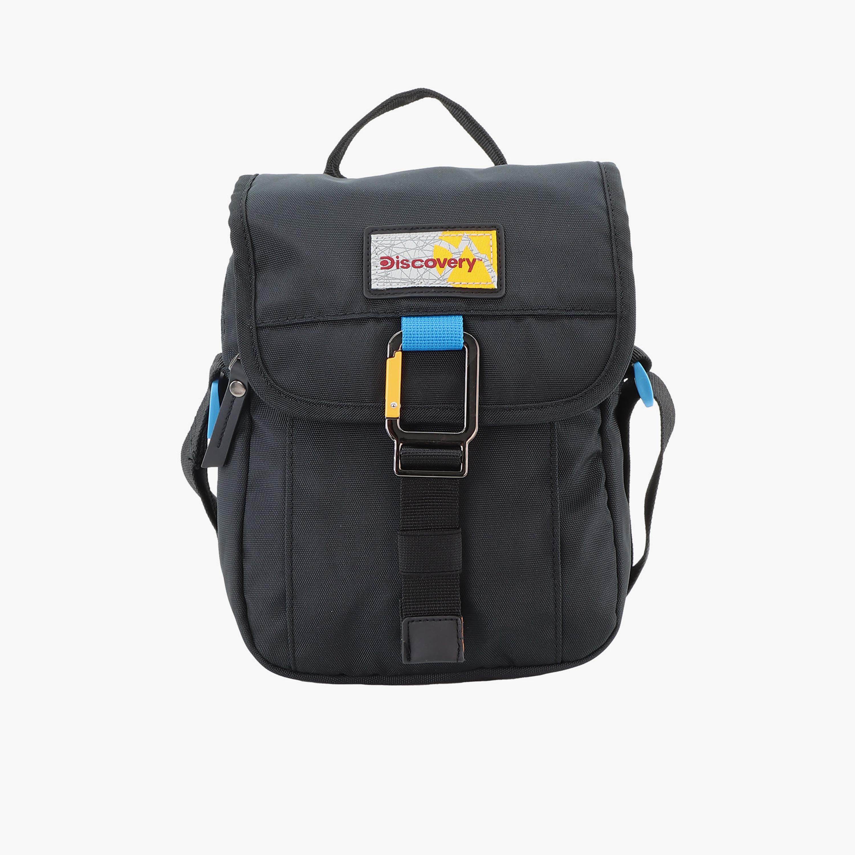 Discovery ICON Crossbody Bag with Flap and Adjustable Strap-men-bags-image-1