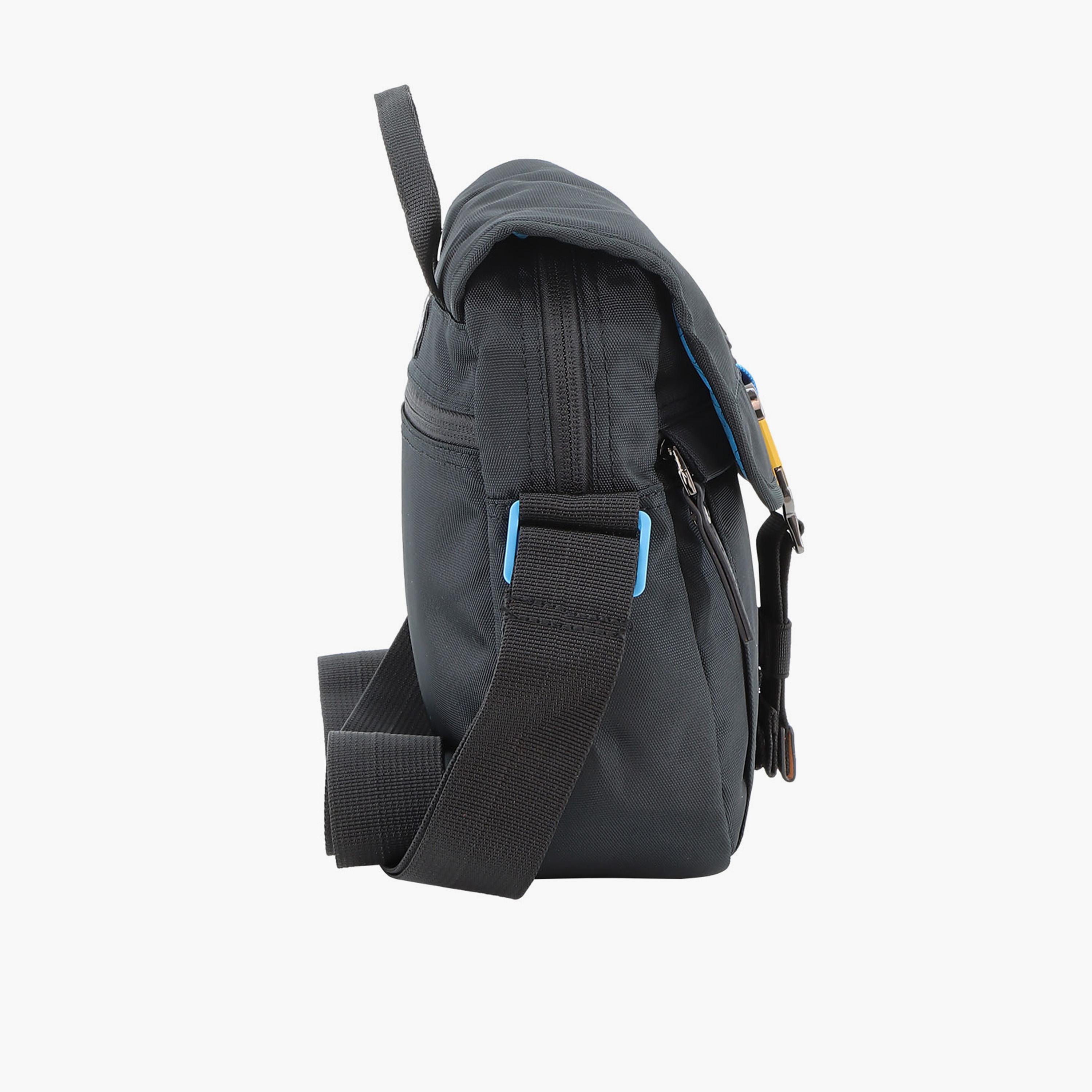 Discovery ICON Crossbody Bag with Flap and Adjustable Strap-men-bags-image-5