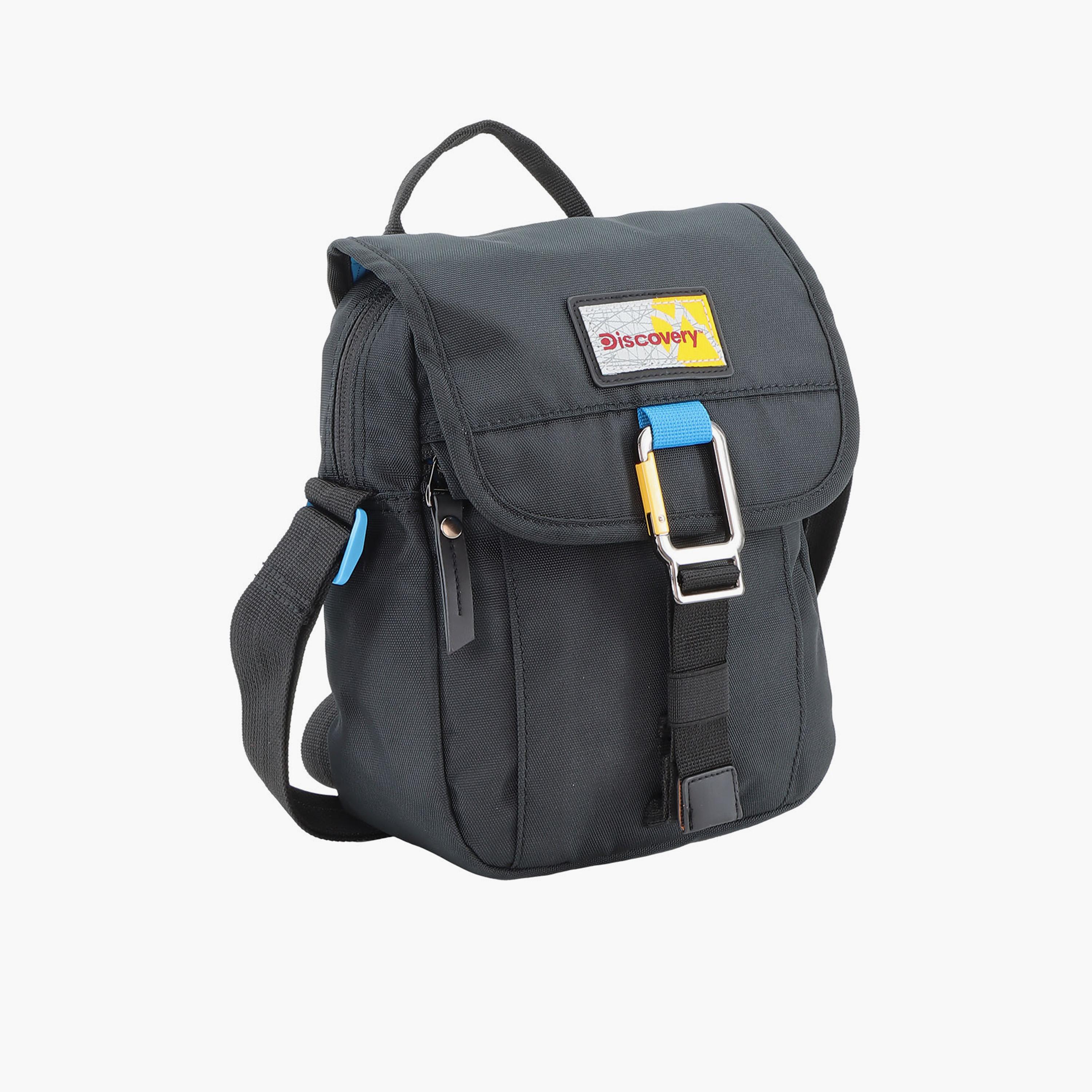 Discovery ICON Crossbody Bag with Flap and Adjustable Strap-men-bags-image-6