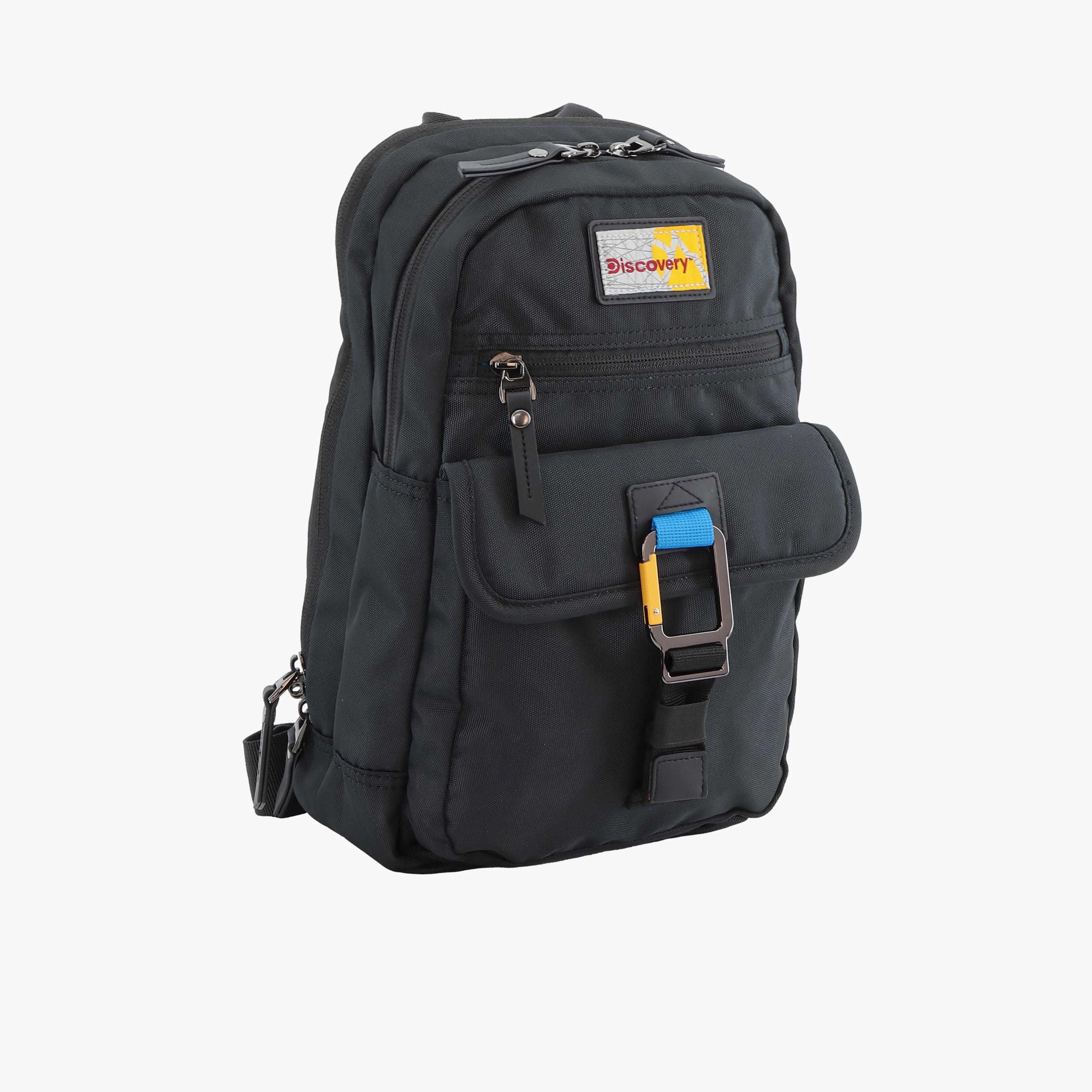 Discovery ICON Sling Bag with Zipper and Adjustable Strap-men-bags-image-6