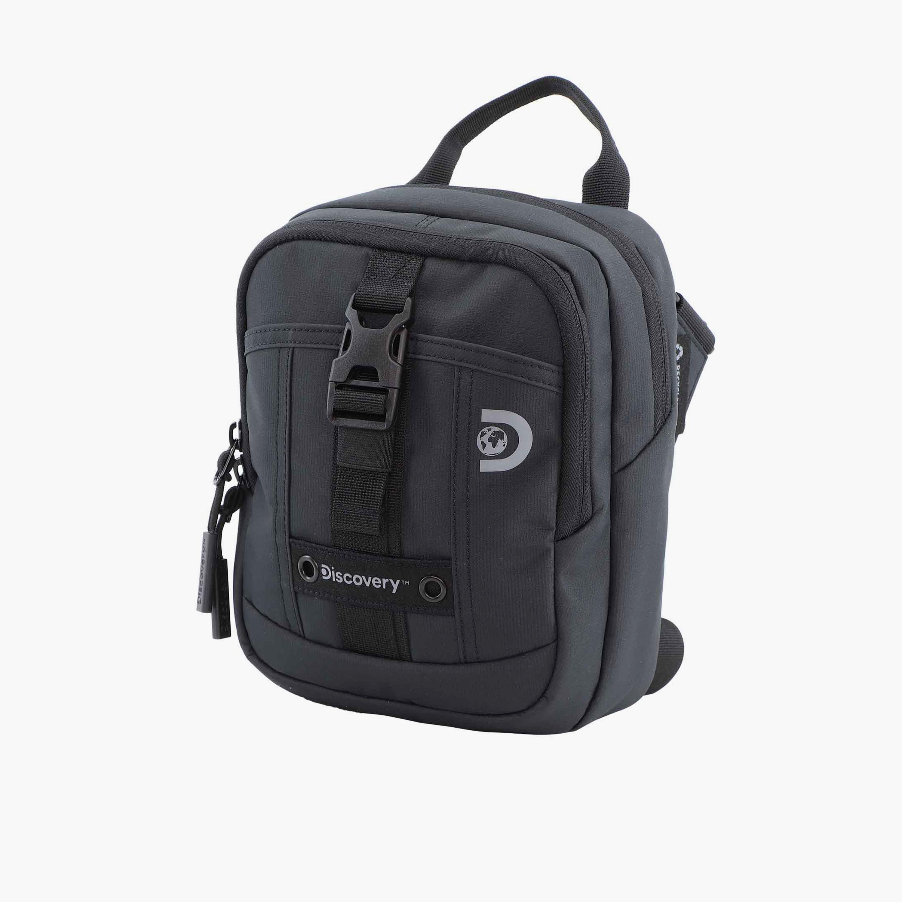 Discovery SHIELD RPET Shoulder Bag with Zipper and Adjustable Strap-men-bags-image-2
