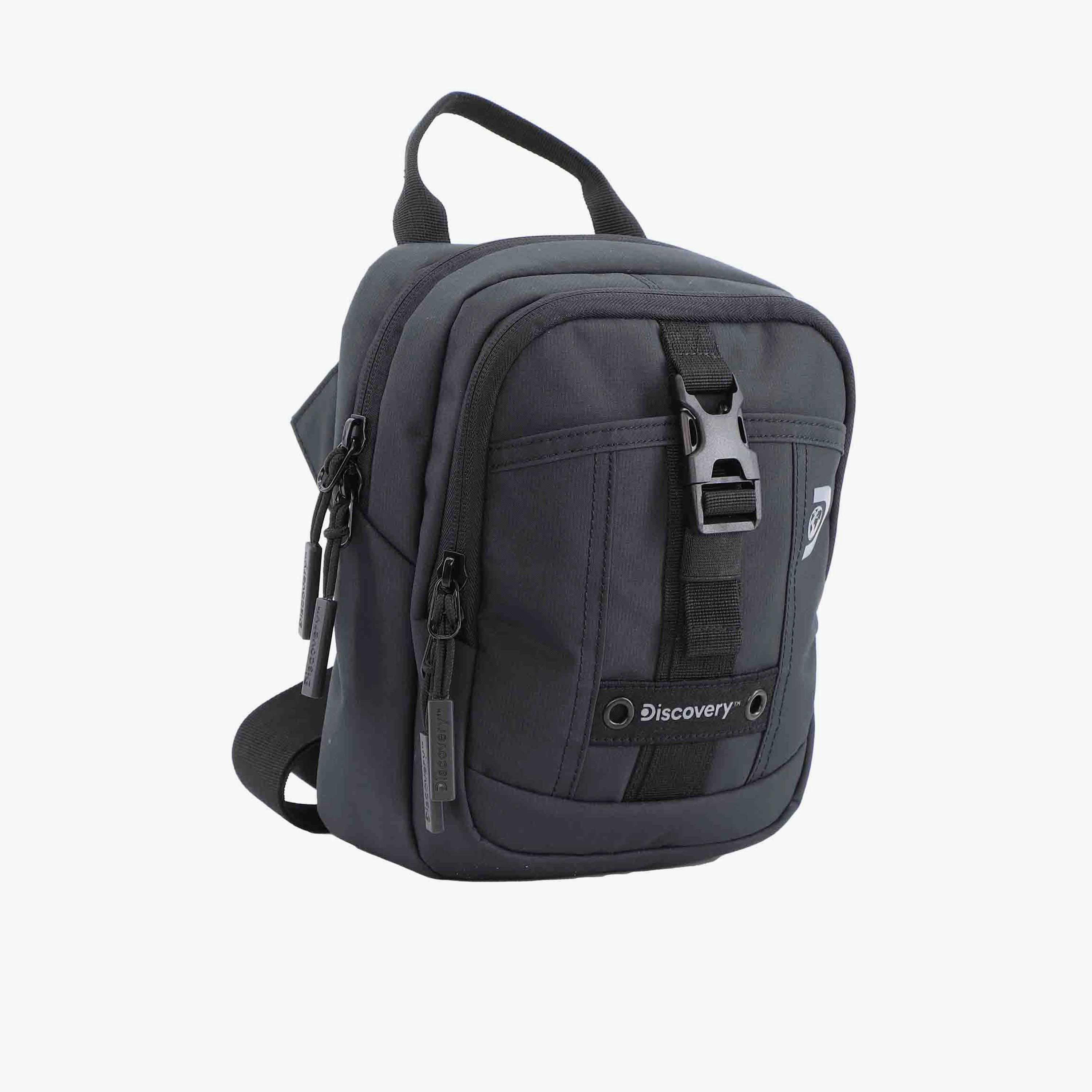 Discovery SHIELD RPET Shoulder Bag with Zipper and Adjustable Strap-men-bags-image-6
