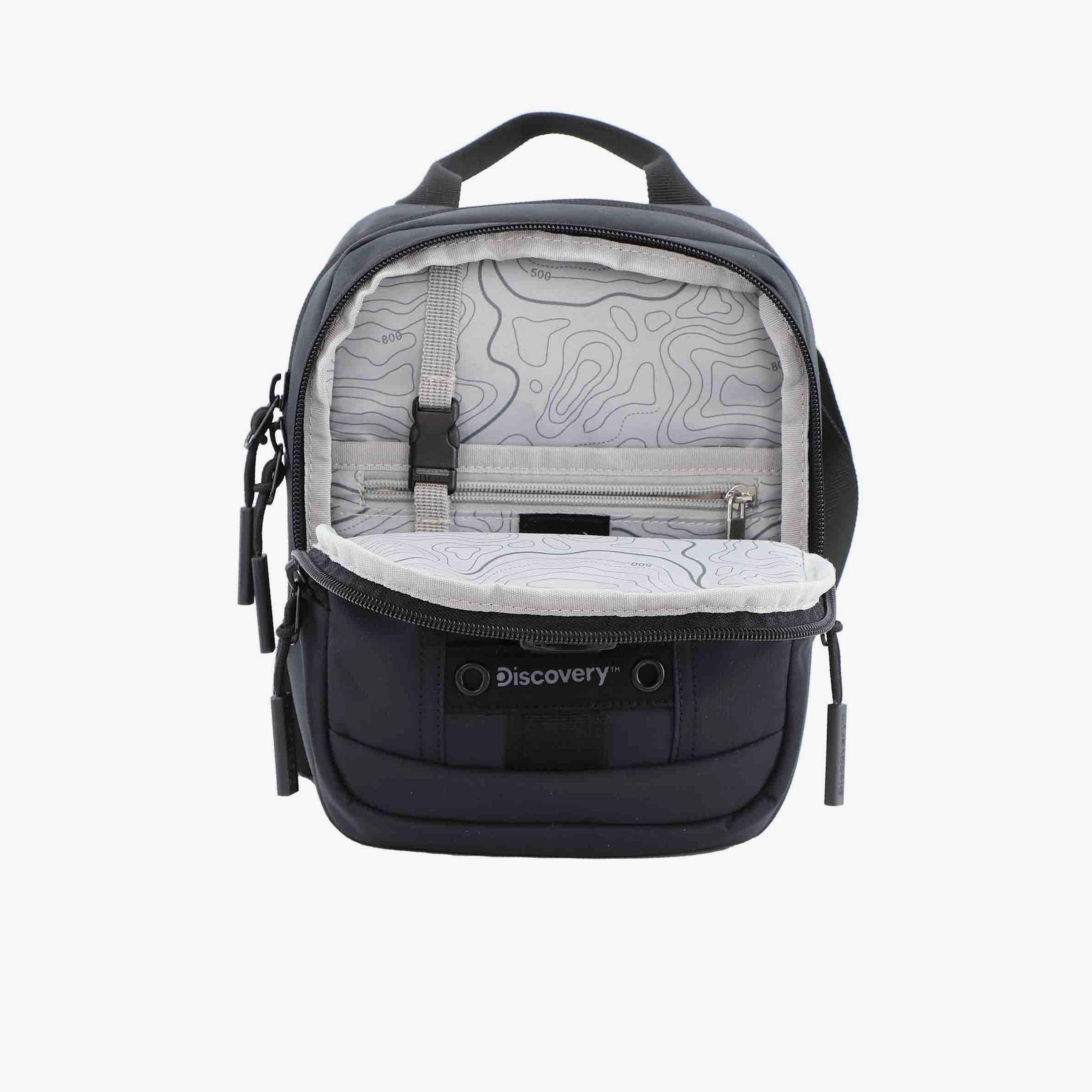 Discovery SHIELD RPET Shoulder Bag with Zipper and Adjustable Strap-men-bags-image-8