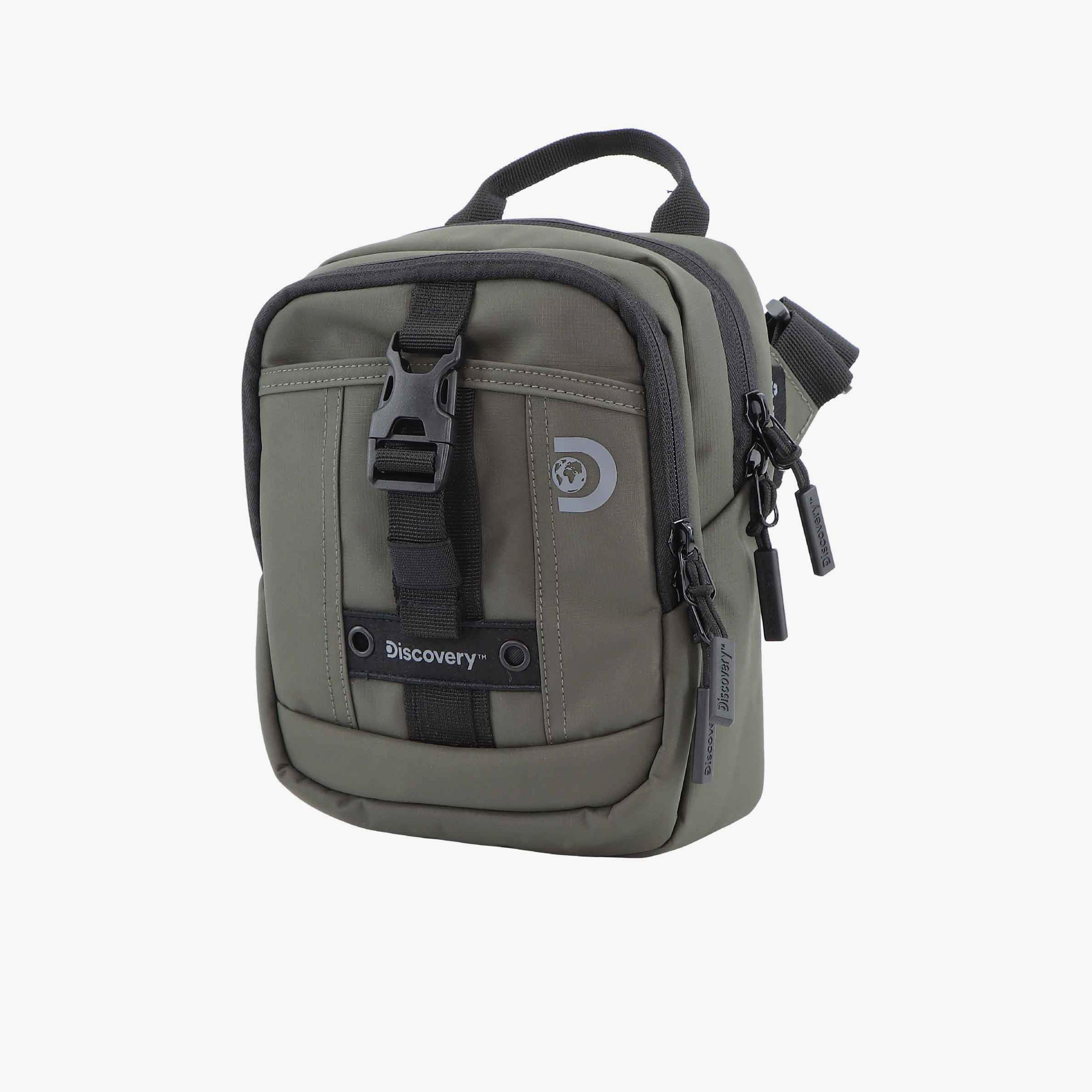 Discovery SHIELD RPET Shoulder Bag with Zipper and Adjustable Strap-men-bags-image-2