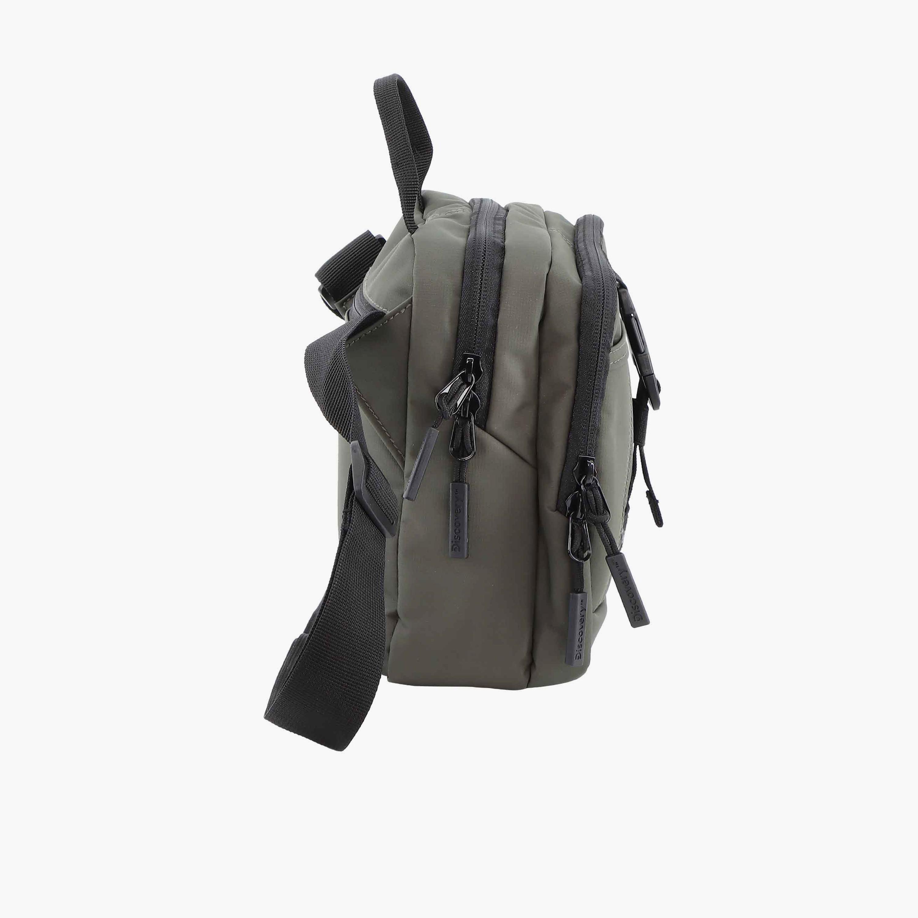 Discovery SHIELD RPET Shoulder Bag with Zipper and Adjustable Strap-men-bags-image-5