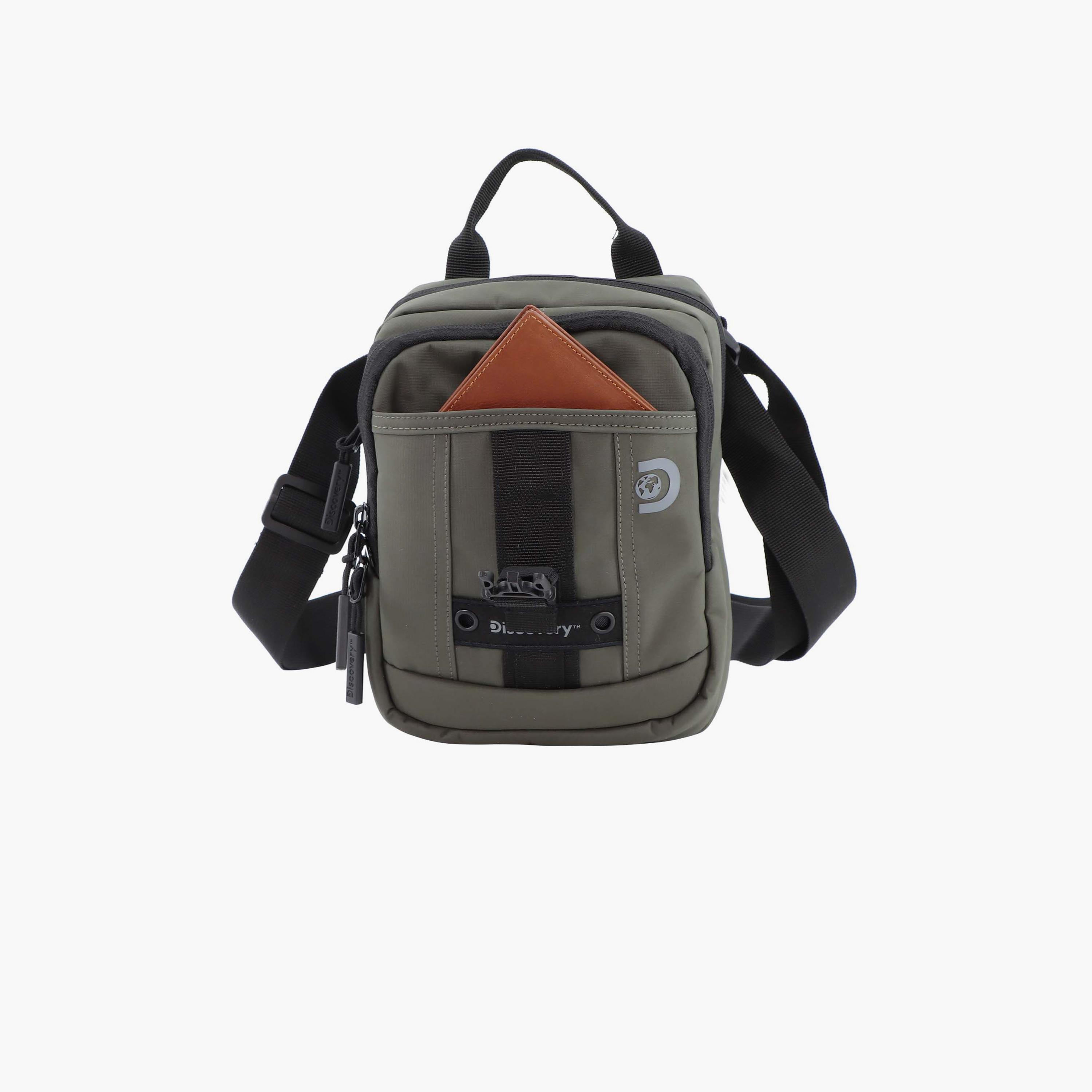 Discovery SHIELD RPET Shoulder Bag with Zipper and Adjustable Strap-men-bags-image-7
