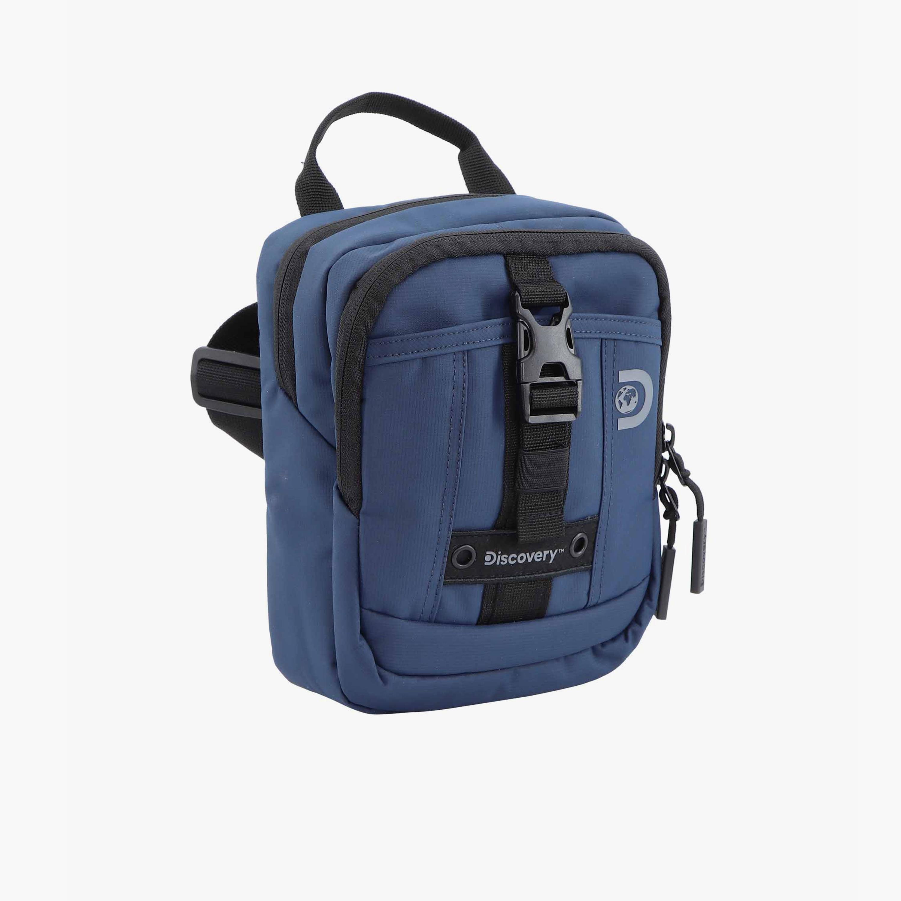 Discovery SHIELD RPET Shoulder Bag with Zipper and Adjustable Strap-men-bags-image-6