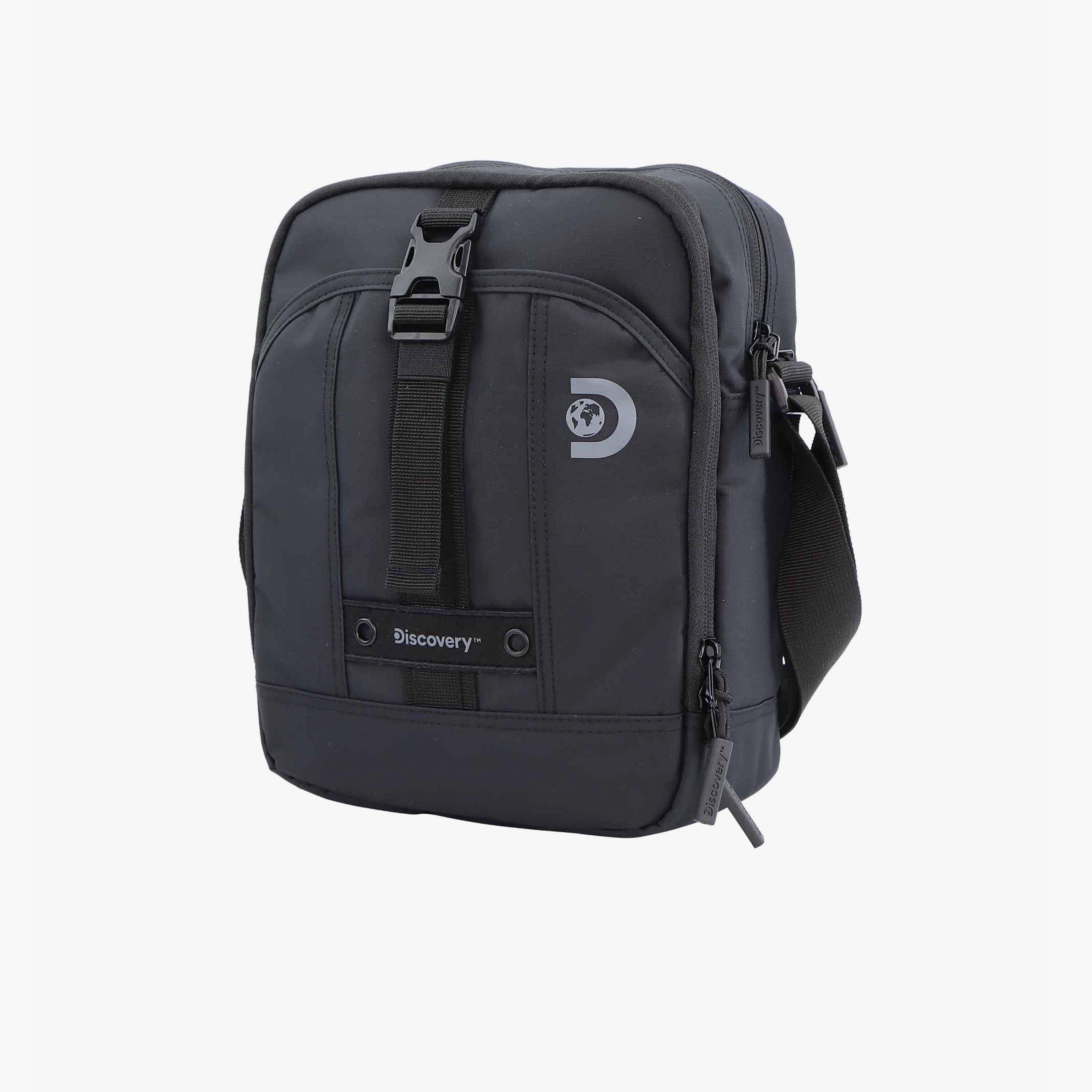 Discovery SHIELD RPET Shoulder Bag with Zipper and Adjustable Strap-men-bags-image-2