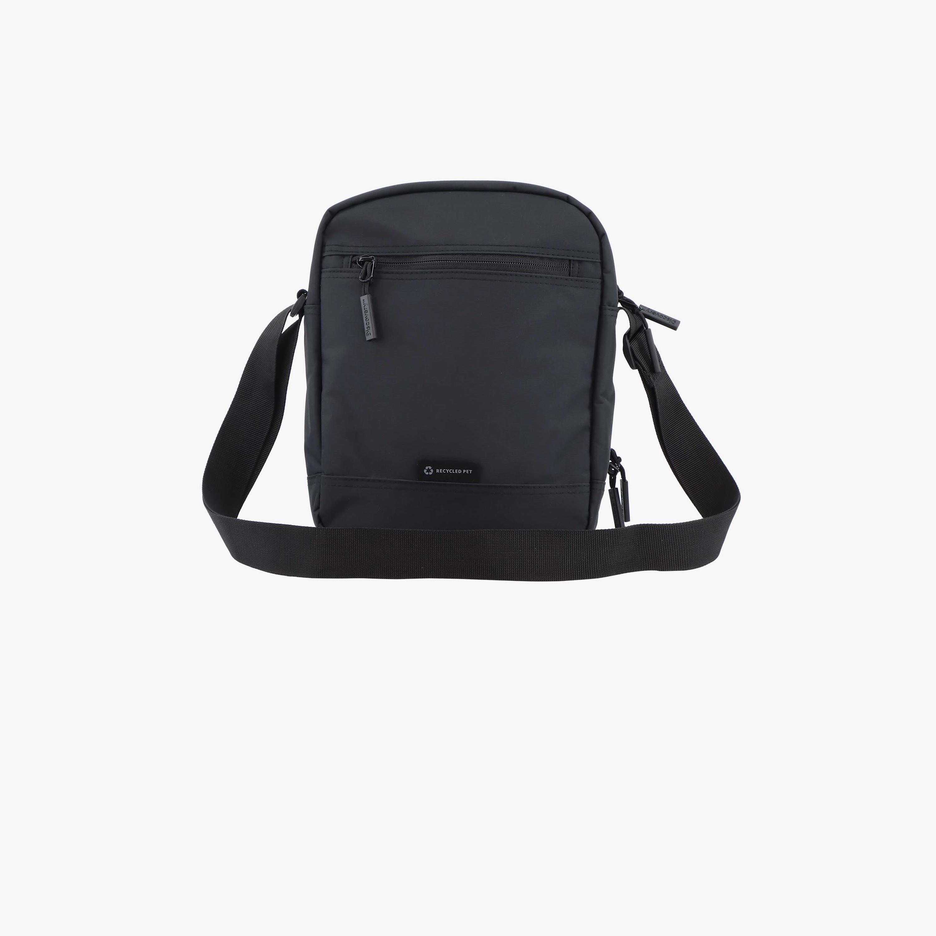 Discovery SHIELD RPET Shoulder Bag with Zipper and Adjustable Strap-men-bags-image-4