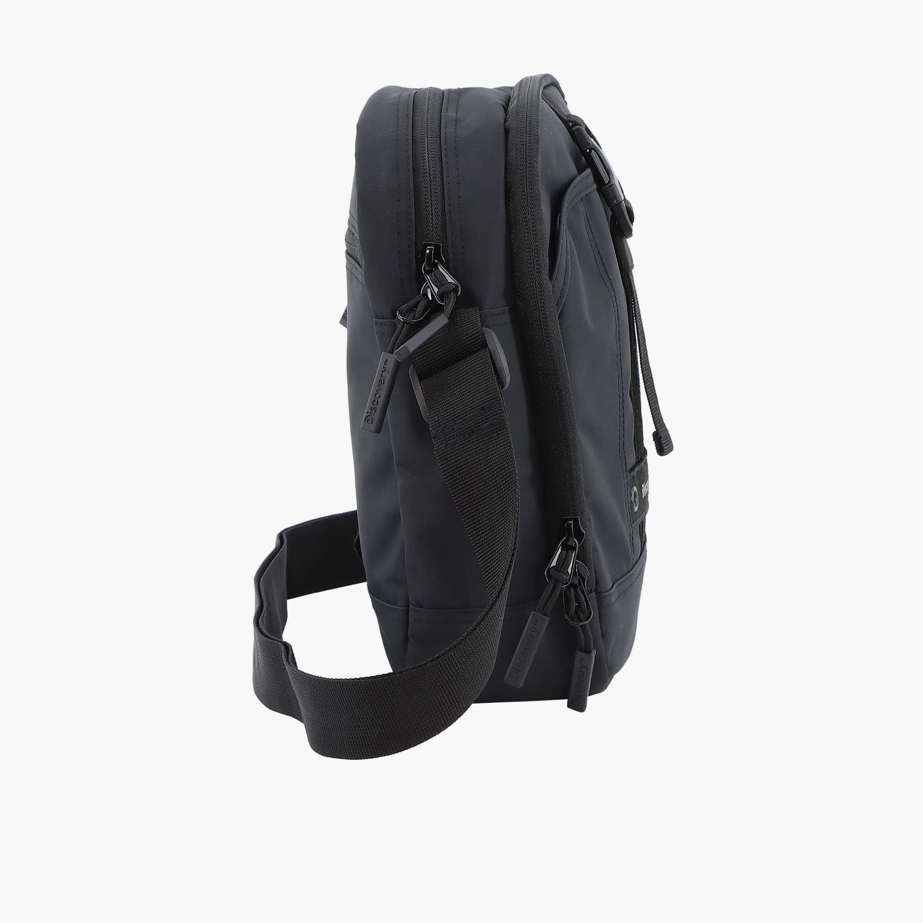Discovery SHIELD RPET Shoulder Bag with Zipper and Adjustable Strap-men-bags-image-5