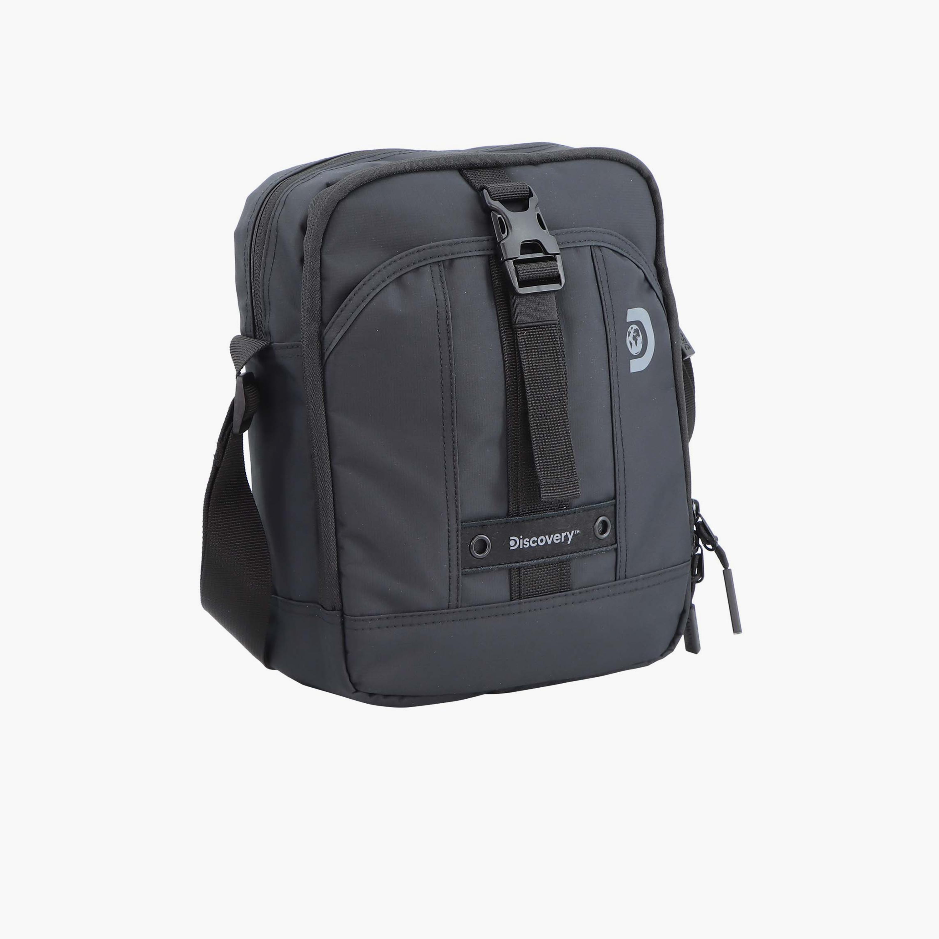 Discovery SHIELD RPET Shoulder Bag with Zipper and Adjustable Strap-men-bags-image-6