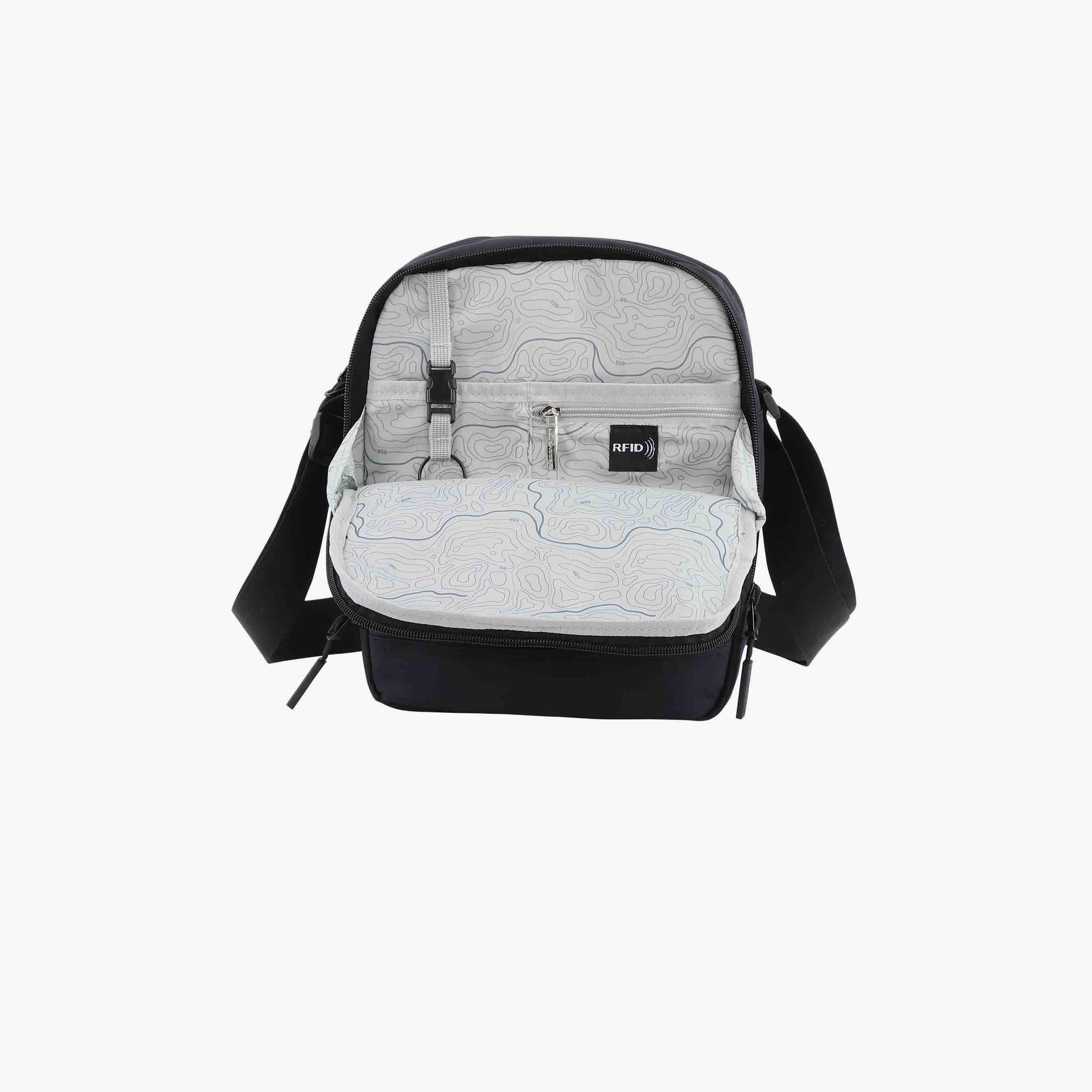Discovery SHIELD RPET Shoulder Bag with Zipper and Adjustable Strap-men-bags-image-8