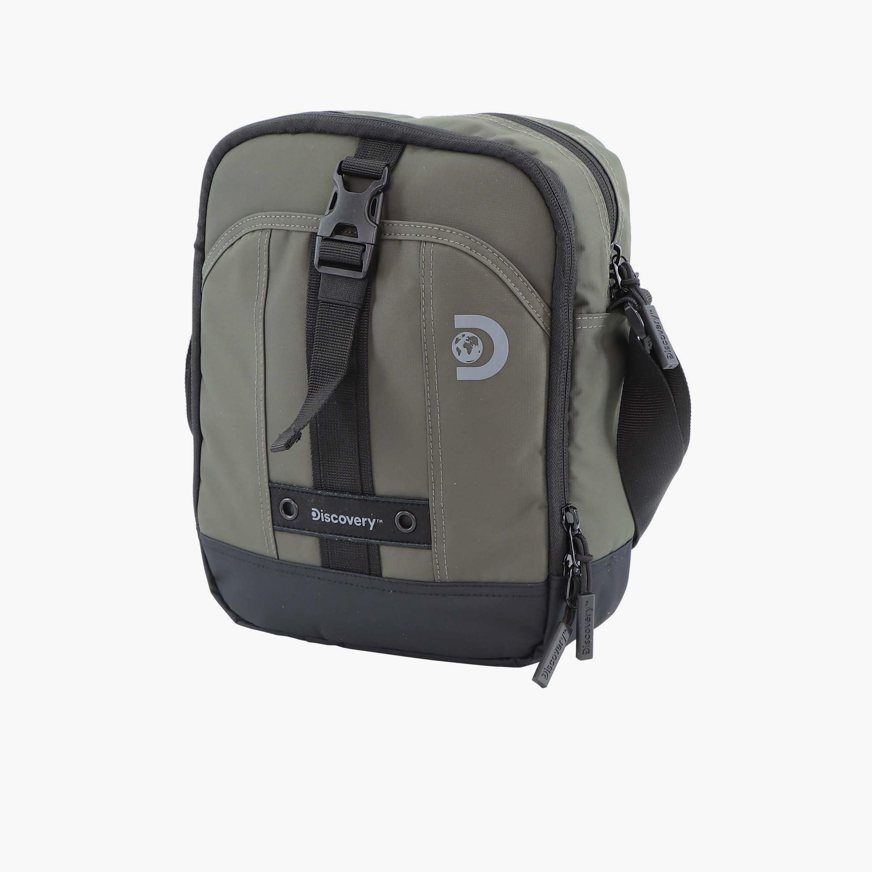 Discovery SHIELD RPET Shoulder Bag with Zipper and Adjustable Strap-men-bags-image-2