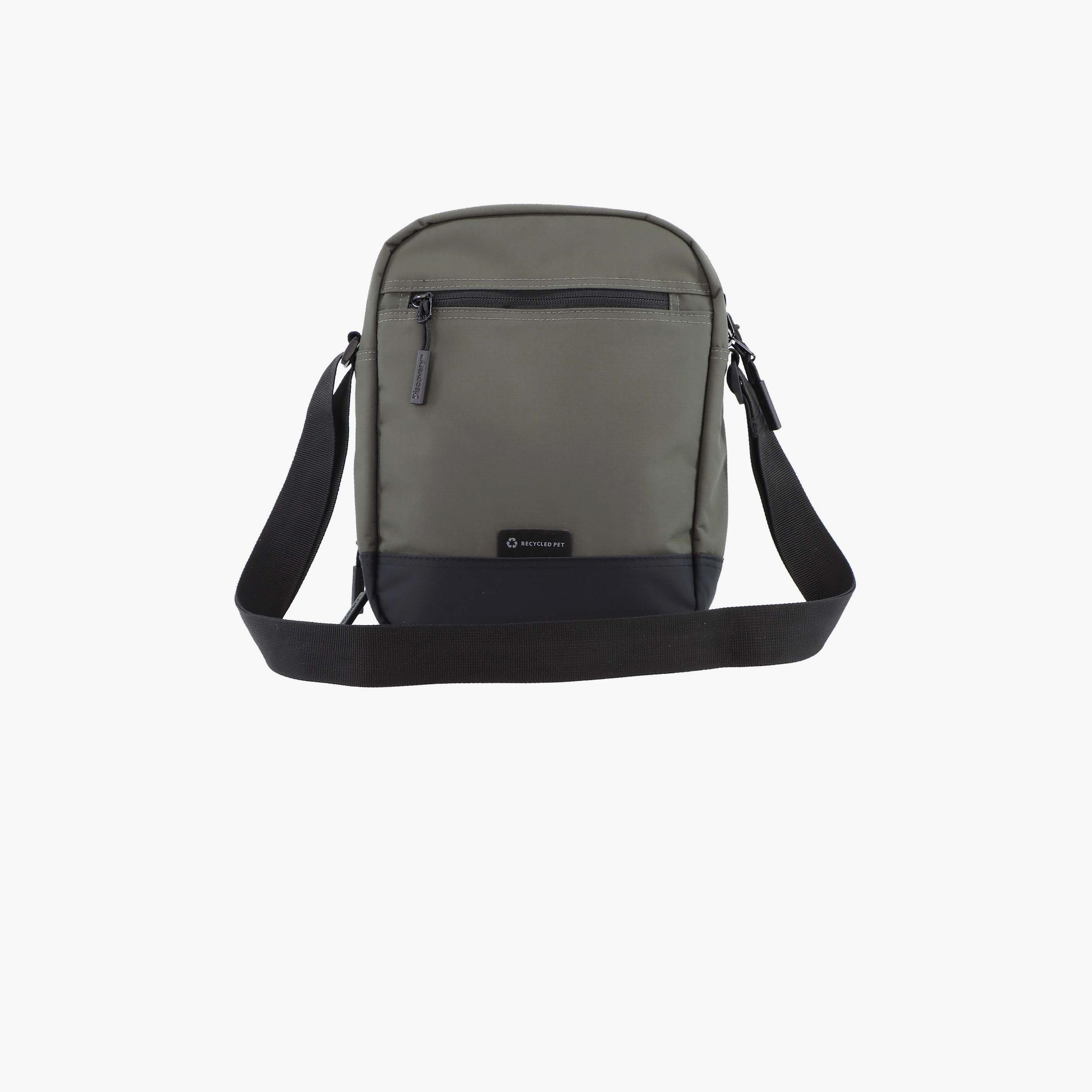 Discovery SHIELD RPET Shoulder Bag with Zipper and Adjustable Strap-men-bags-image-4