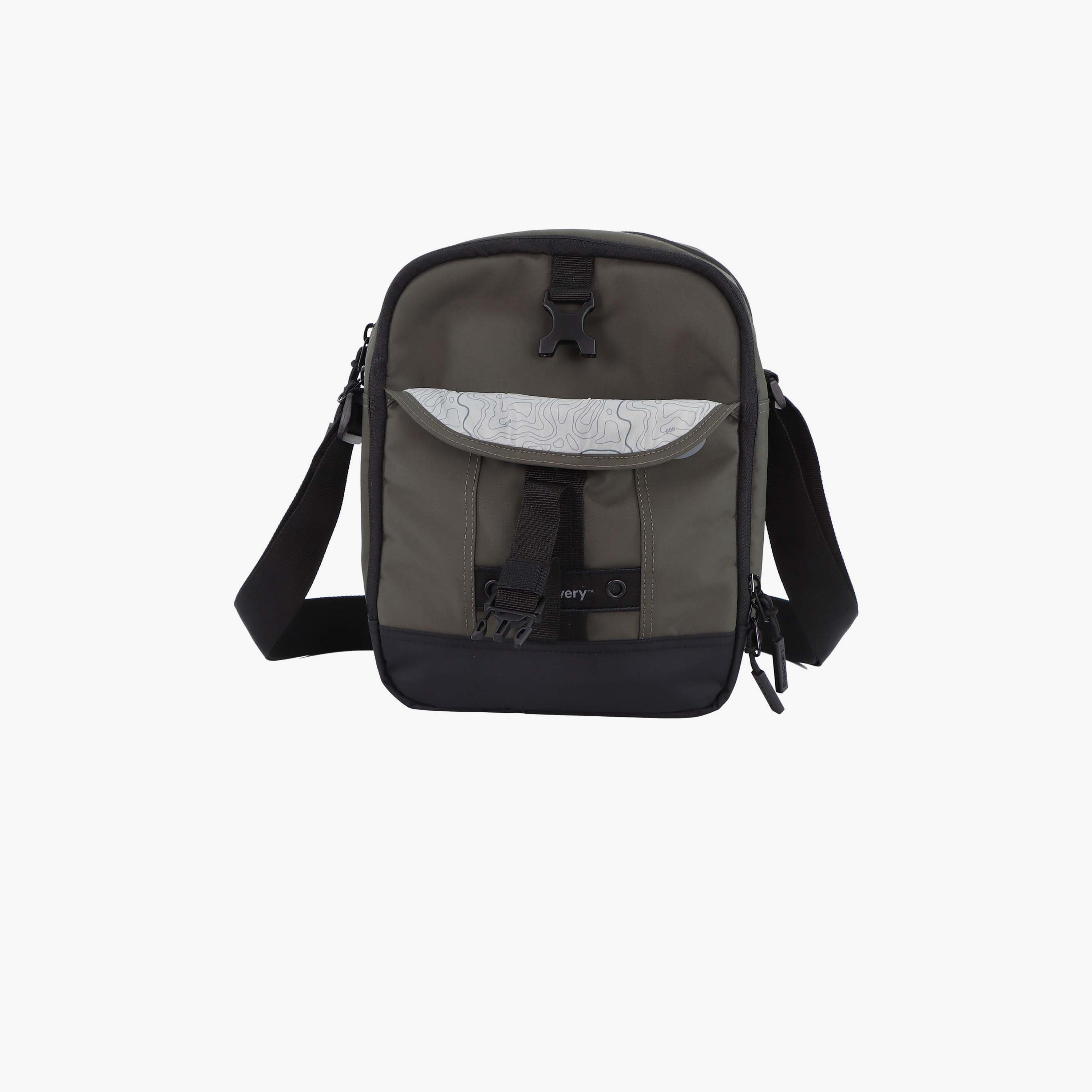 Discovery SHIELD RPET Shoulder Bag with Zipper and Adjustable Strap-men-bags-image-7