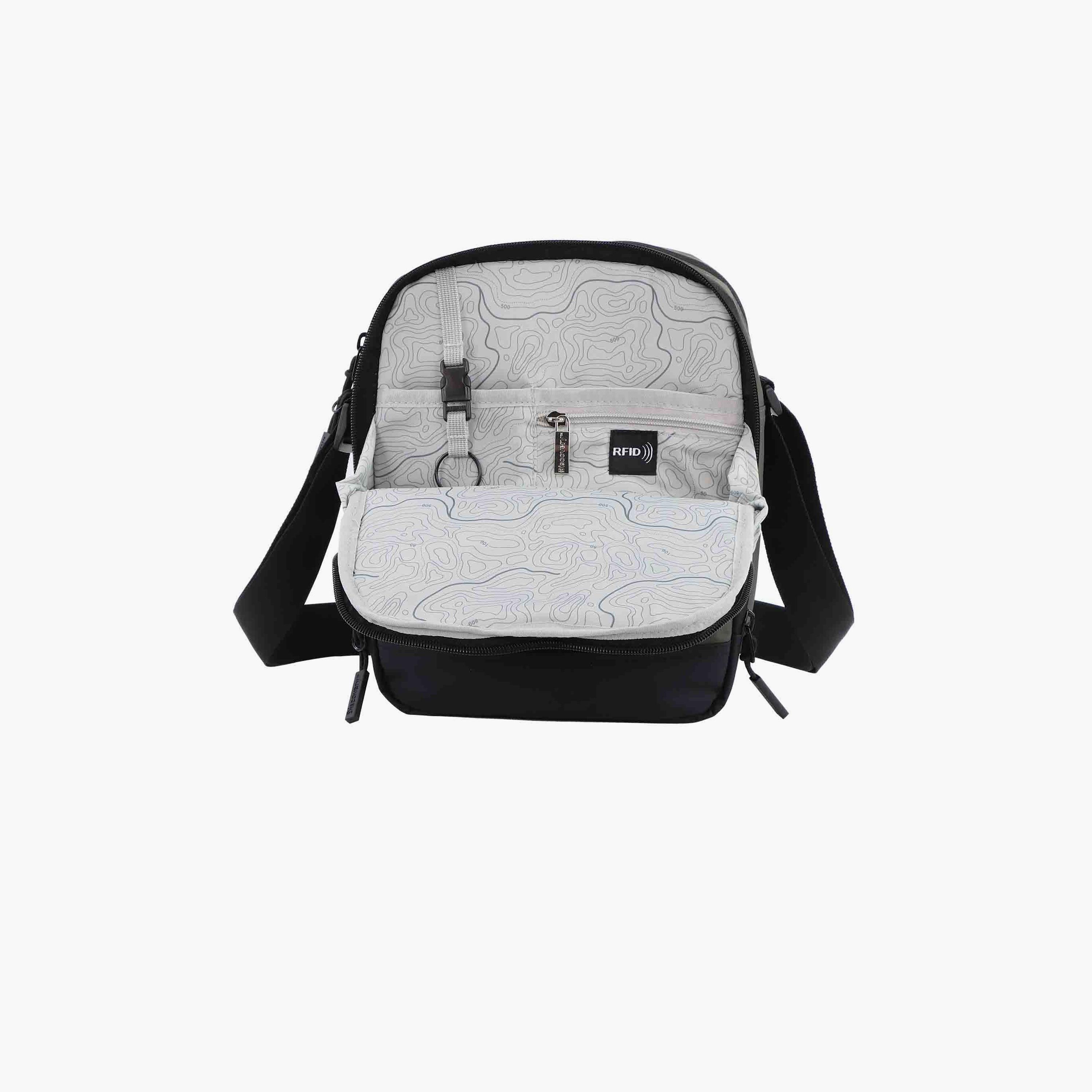 Discovery SHIELD RPET Shoulder Bag with Zipper and Adjustable Strap-men-bags-image-8