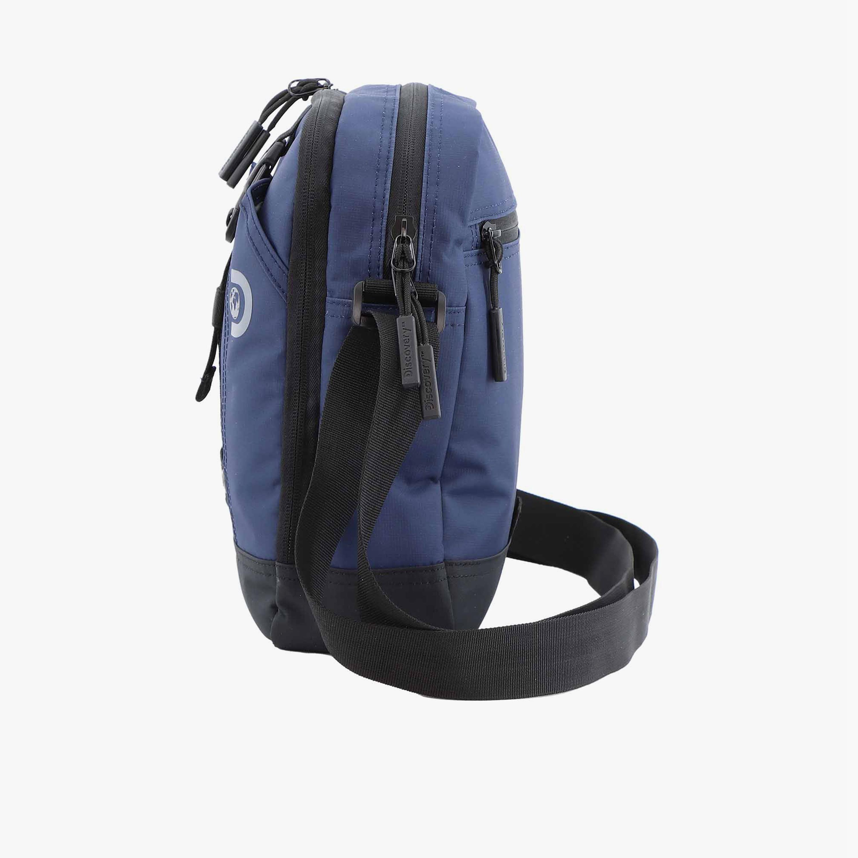 Discovery SHIELD RPET Shoulder Bag with Zipper and Adjustable Strap-men-bags-image-3