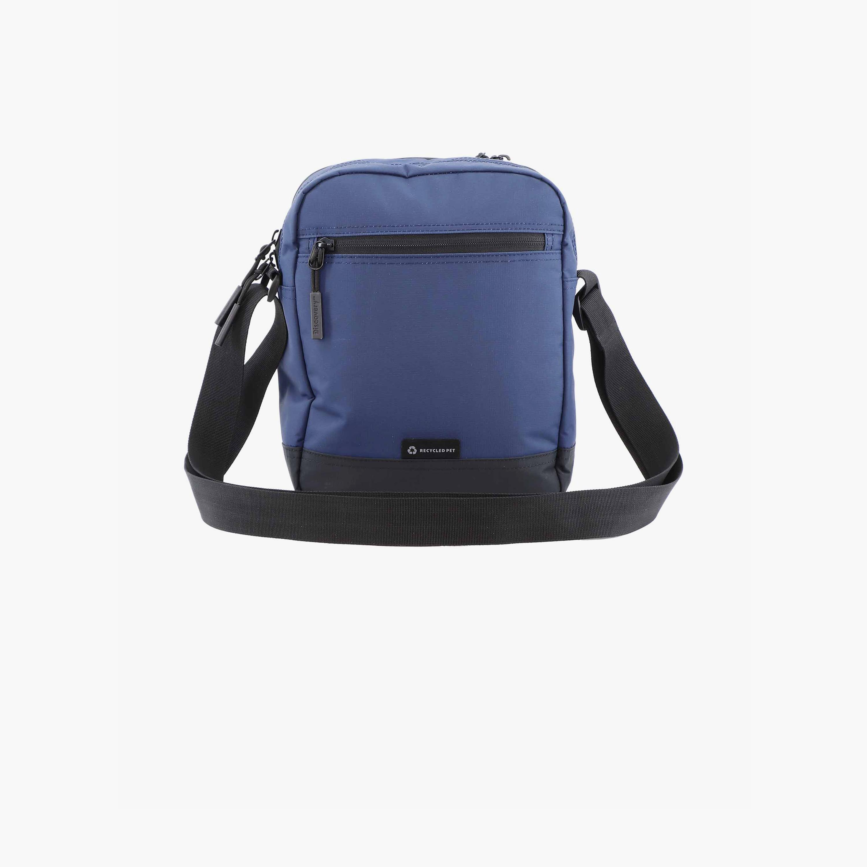 Discovery SHIELD RPET Shoulder Bag with Zipper and Adjustable Strap-men-bags-image-4
