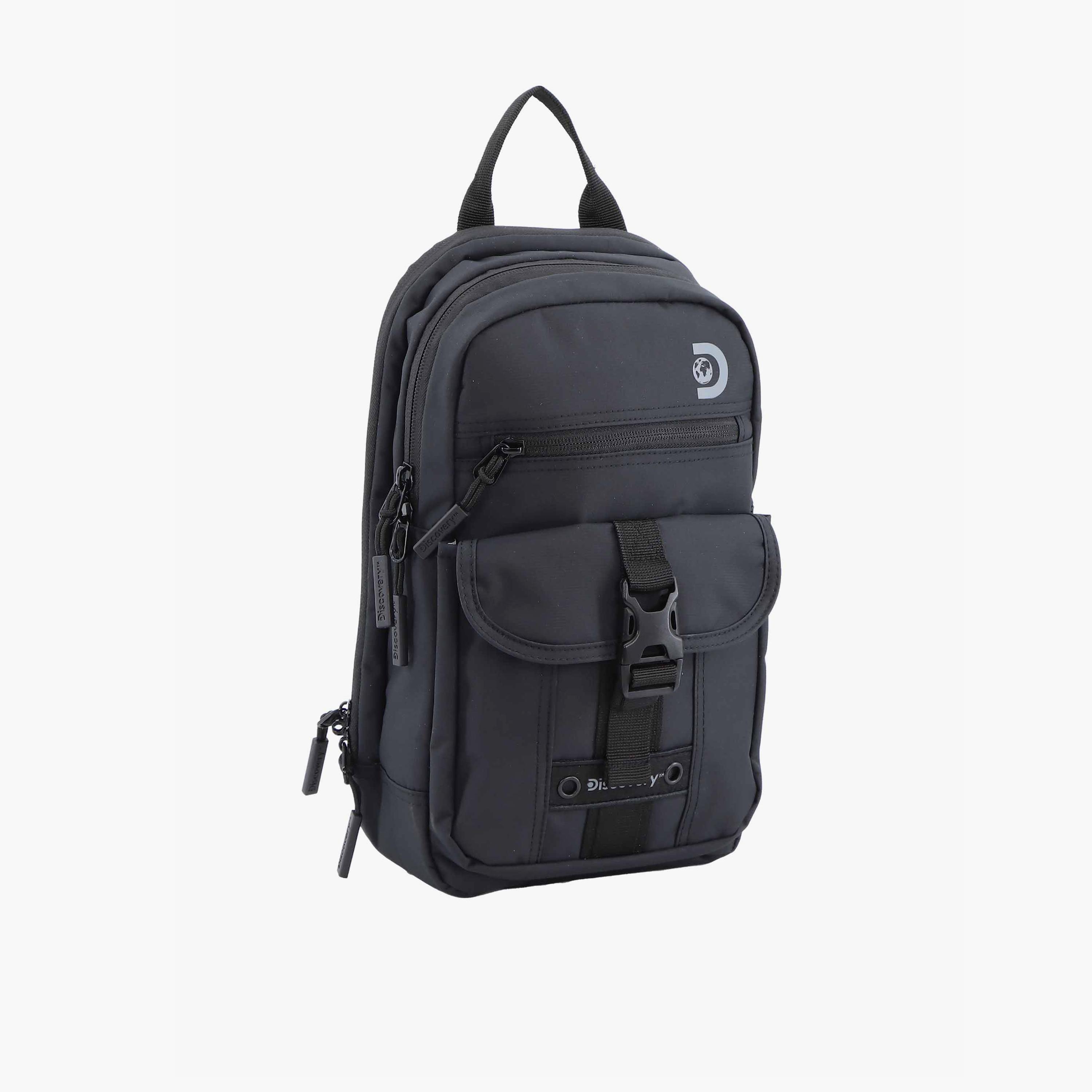 Discovery SHIELD RPET Sling Bag with Zipper and Adjustable Strap-men-bags-image-6