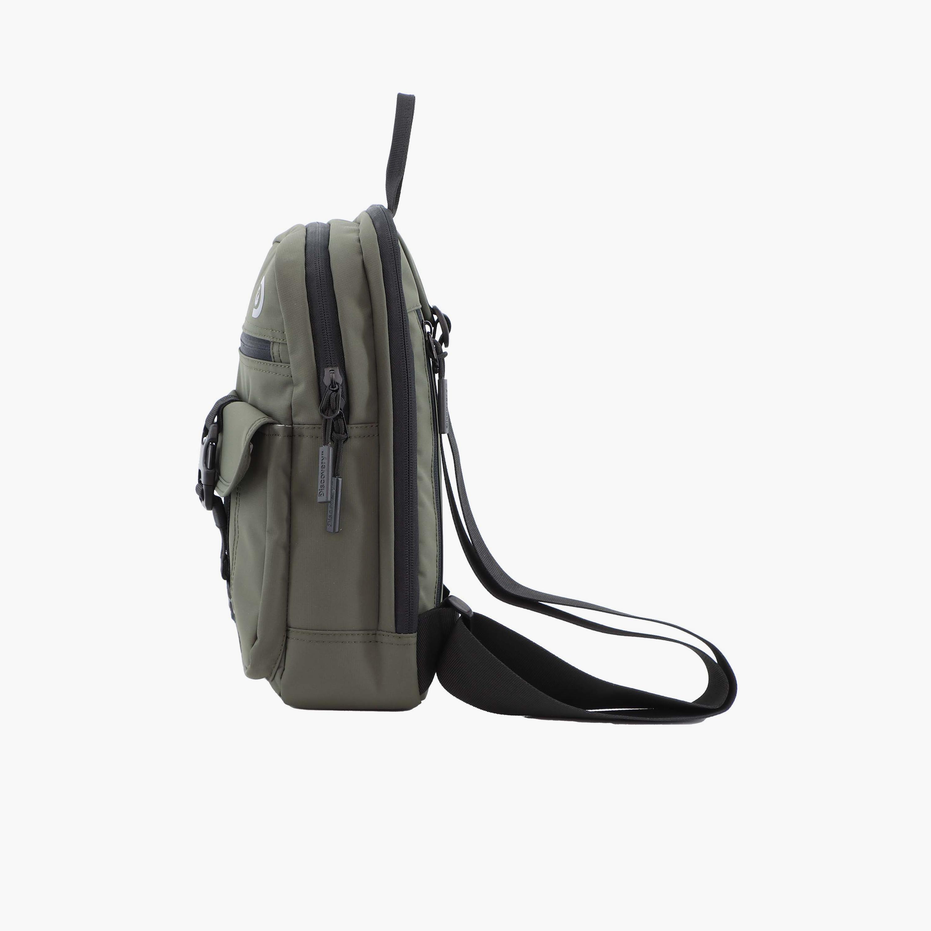Discovery SHIELD RPET Sling Bag with Zipper and Adjustable Strap-men-bags-image-3