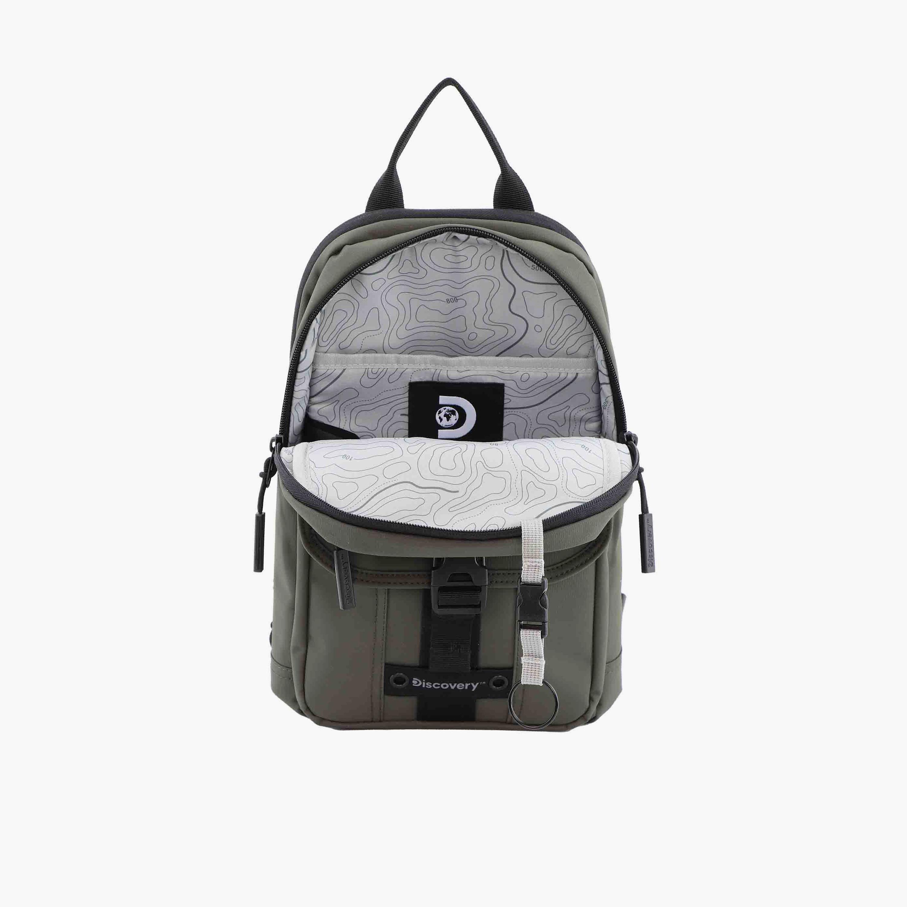 Discovery SHIELD RPET Sling Bag with Zipper and Adjustable Strap-men-bags-image-6