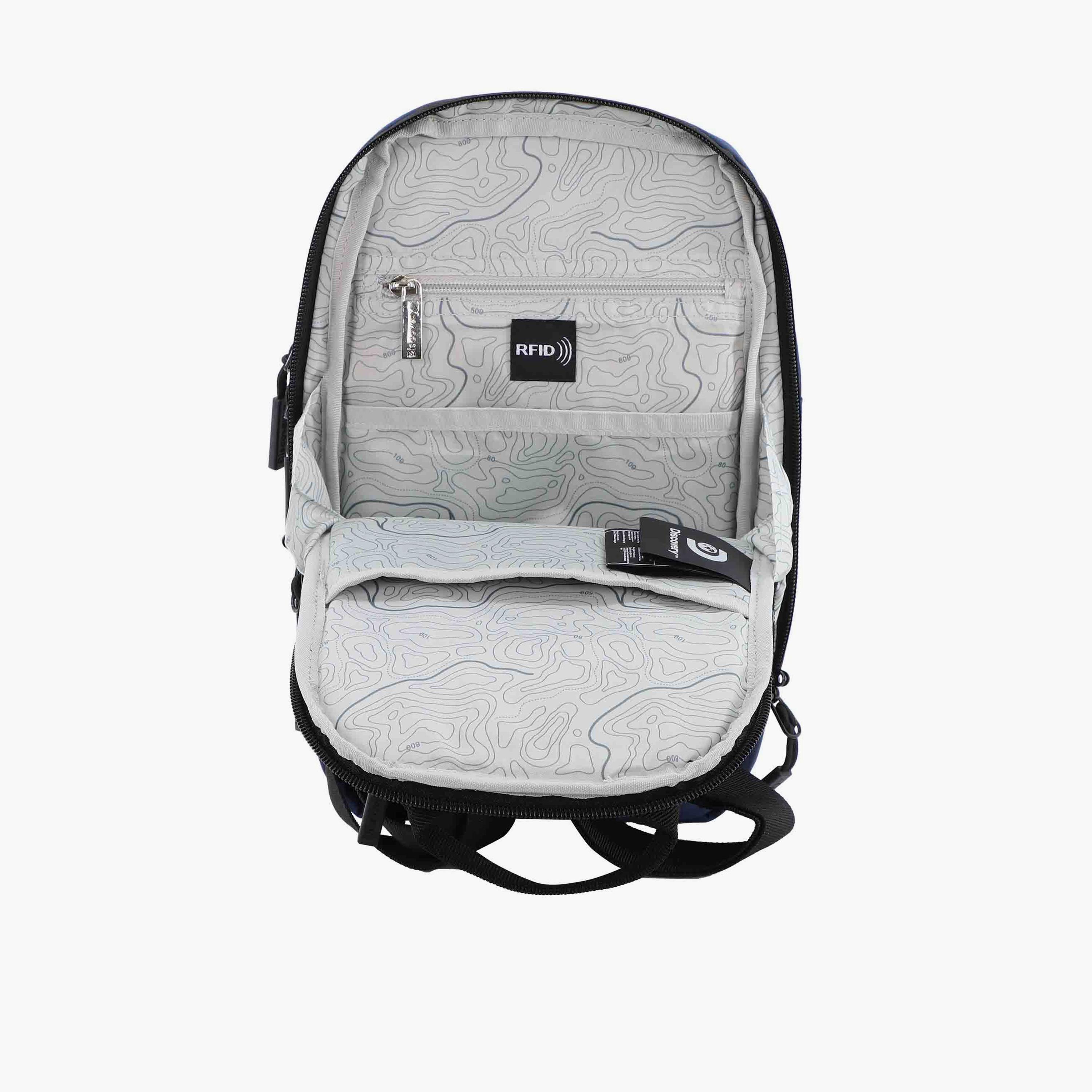 Discovery SHIELD RPET Sling Bag with Zipper and Adjustable Strap-men-bags-image-10