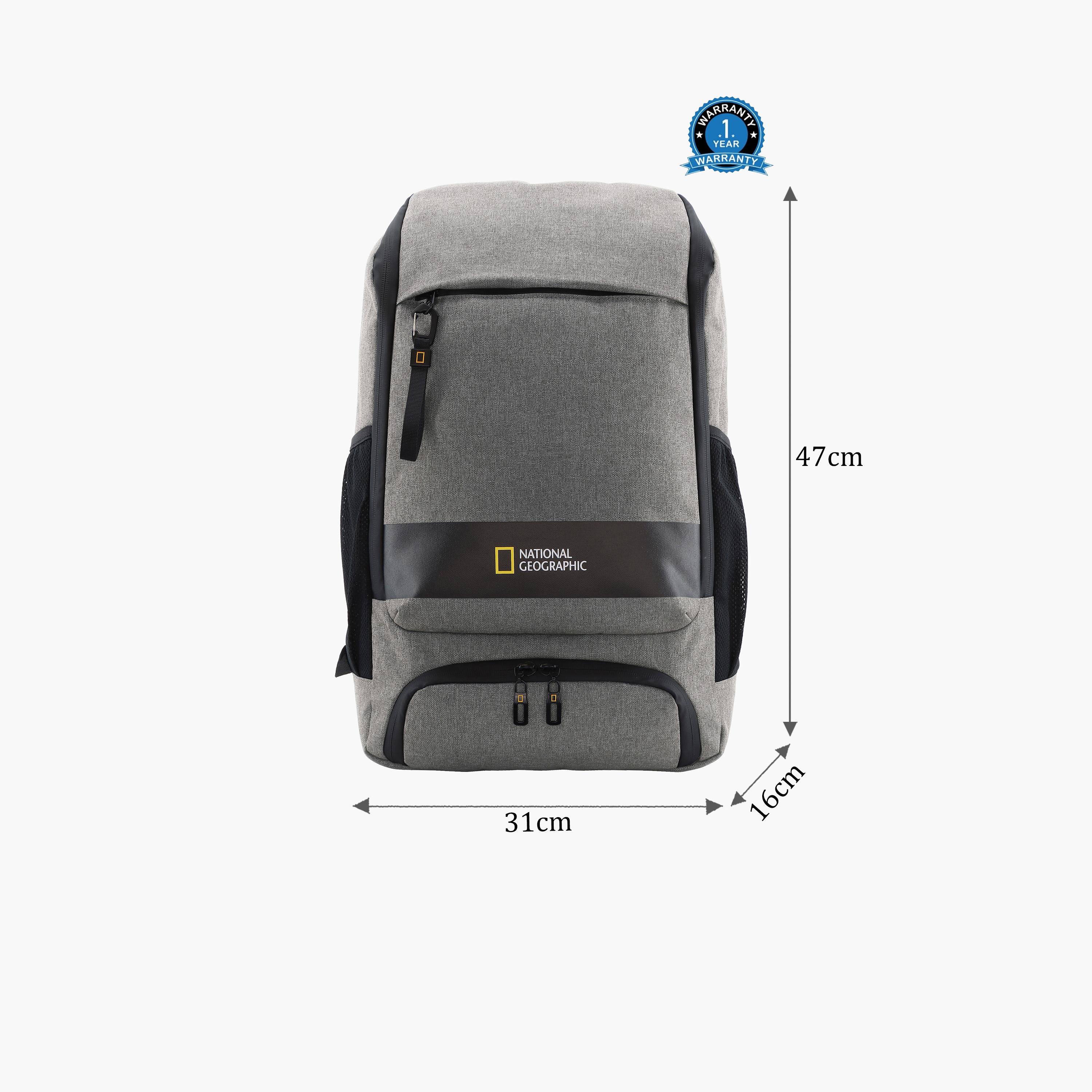 National Geographic Shadow RPET 23 L | 18.5 Inches Utility Backpack Polyester with Water Resistance-travel-luggagesandbags-backpacks-image-2