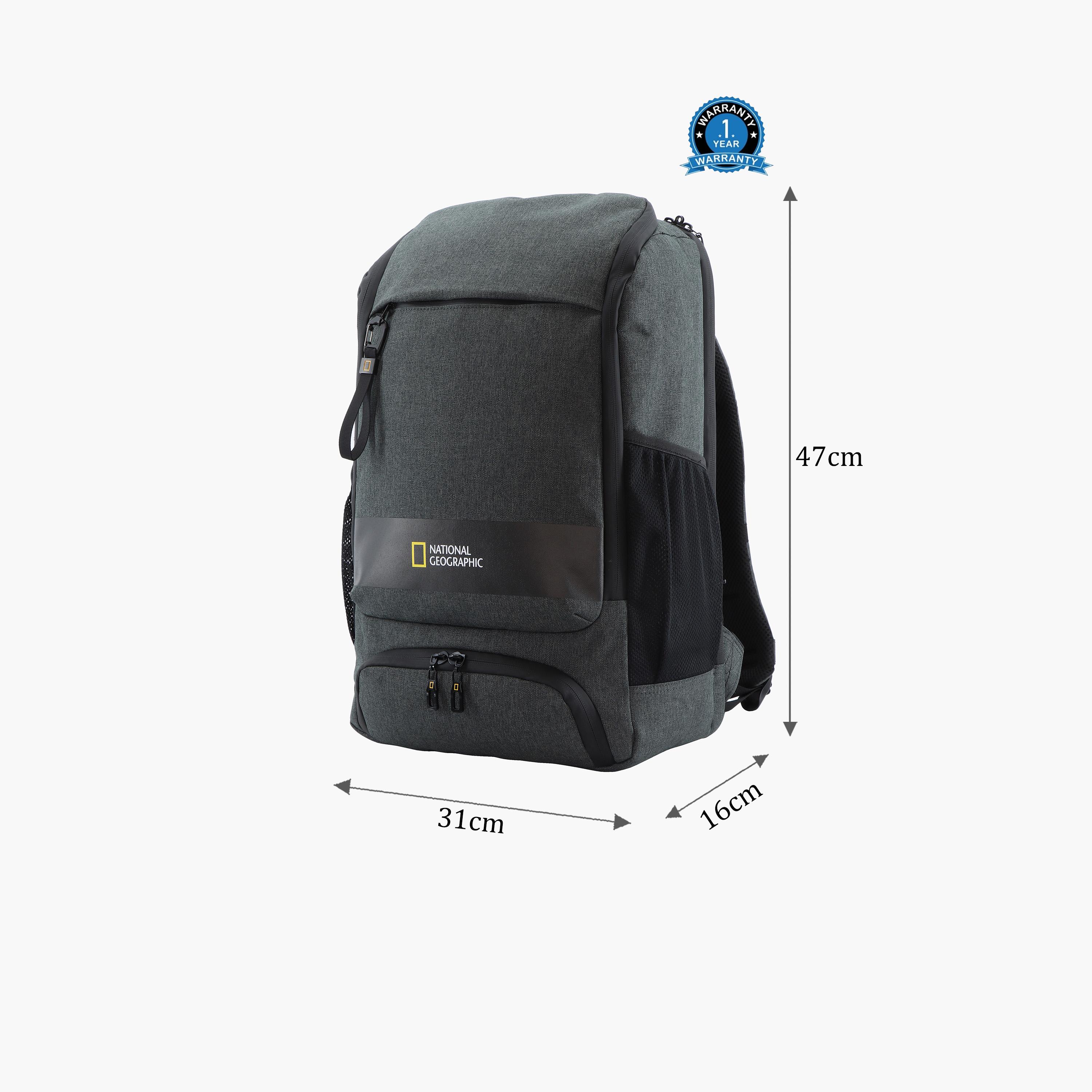National Geographic Shadow RPET 23 L | 18.5 Inches Utility Backpack Polyester with Water Resistance-travel-luggagesandbags-backpacks-image-2