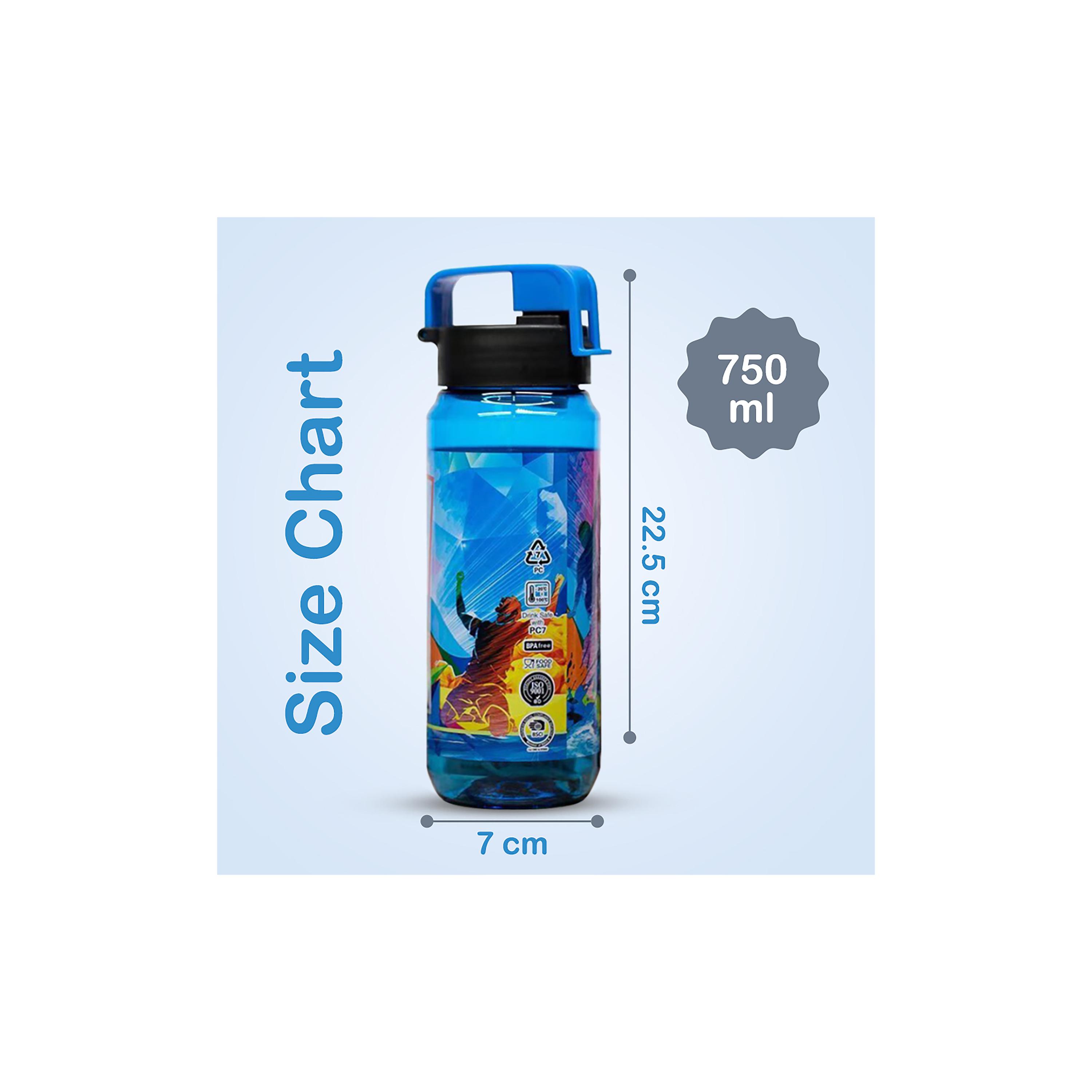 Eazy Kids BPA Free Water Bottle - Assorted - 750 ml-school-waterbottles-image-5
