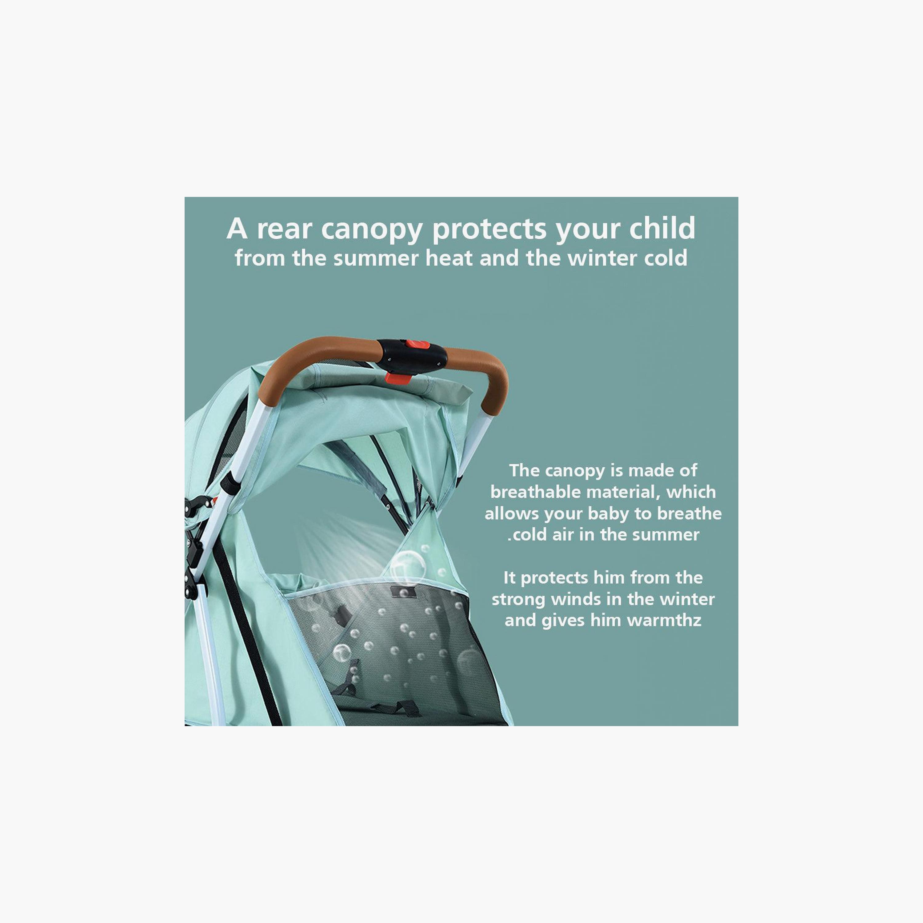 Dreeba One Way Foldable Push Baby Lightweight Stroller with Storage Basket A1-baby-gear-strollersandprams-strollers-image-3