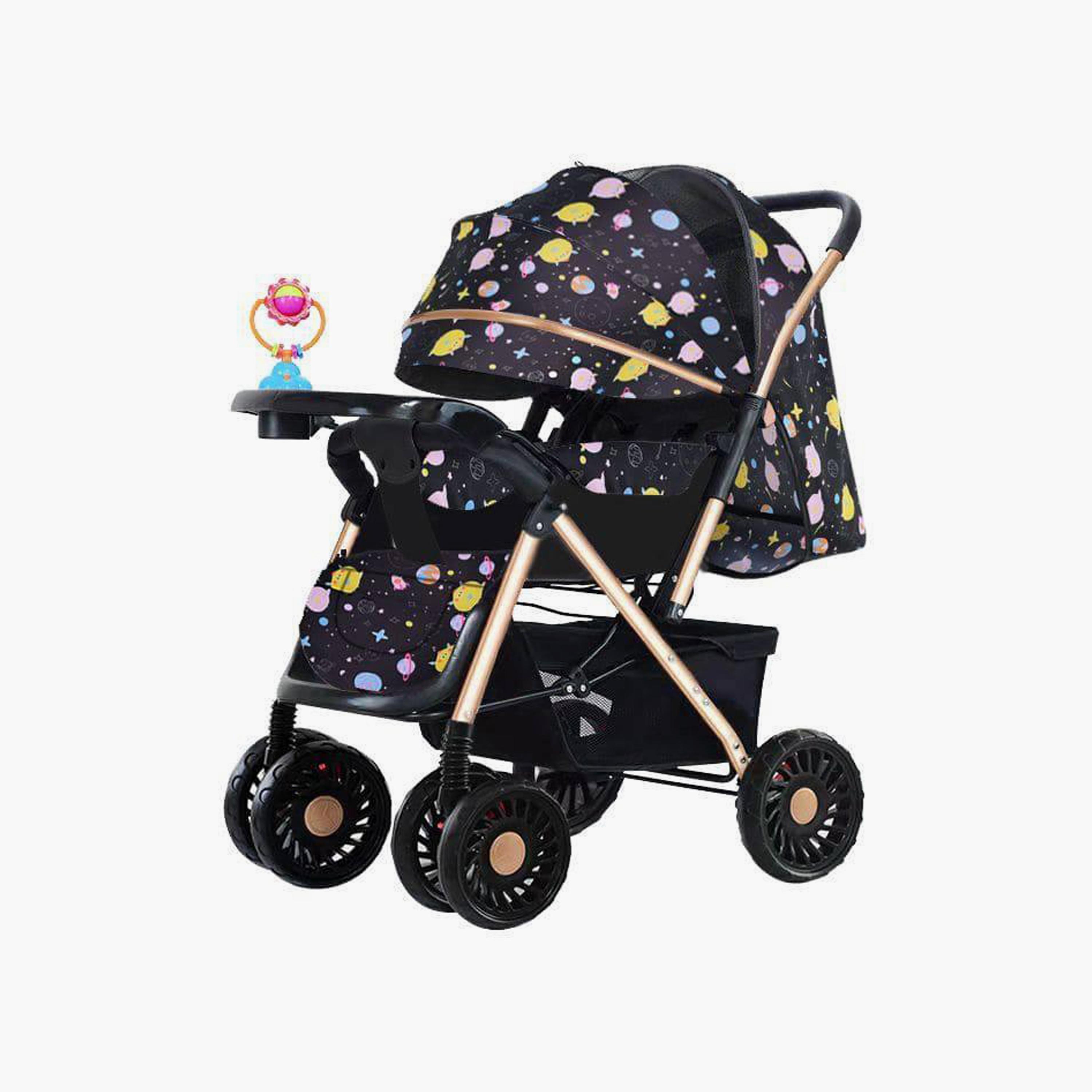 Dreeba Two Way Foldable Push Baby Stroller with Storage Basket A6-baby-gear-strollersandprams-strollers-image-1