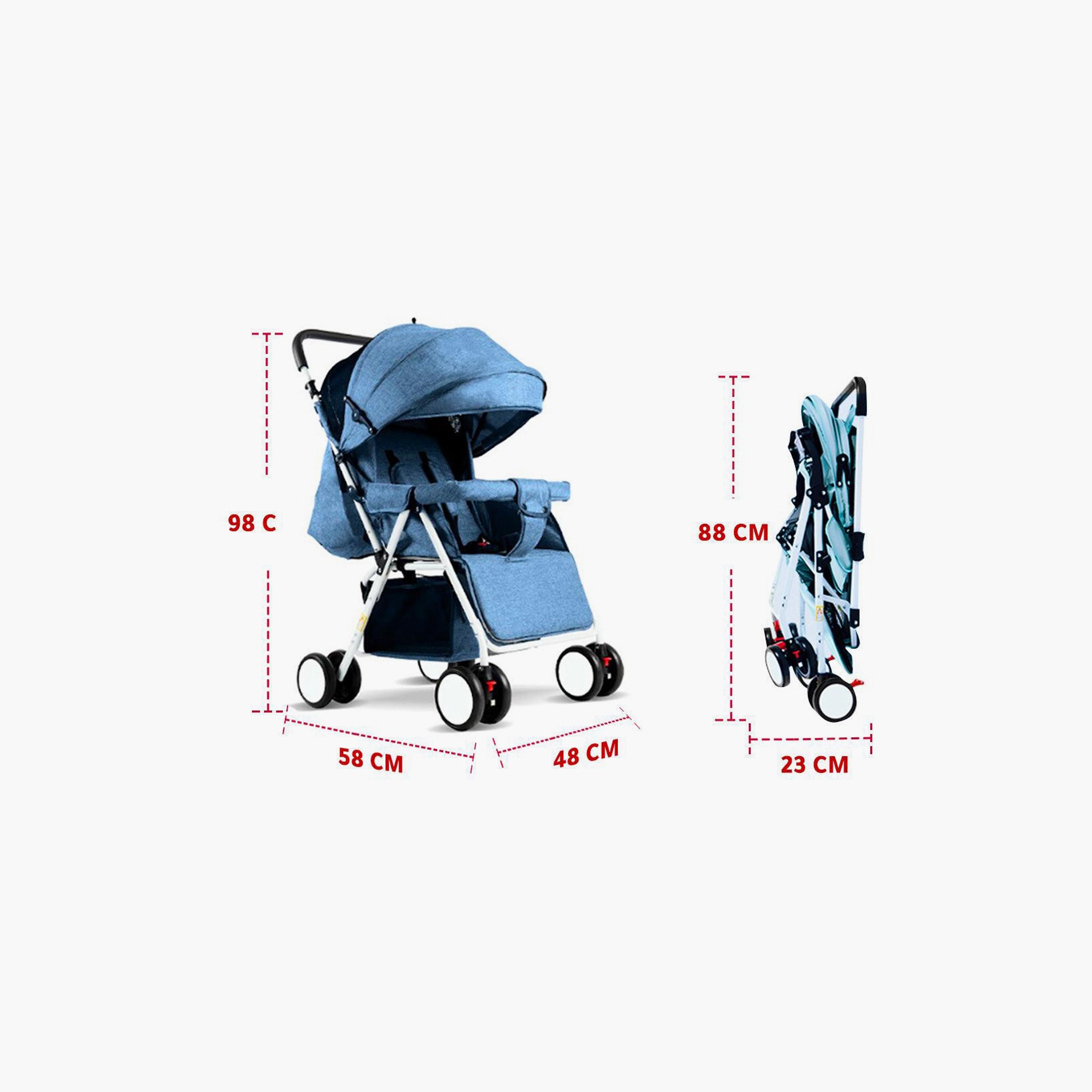 Dreeba Baby Stroller with Sturdy Steel Pipe Frame 803-2-baby-gear-strollersandprams-strollers-image-2