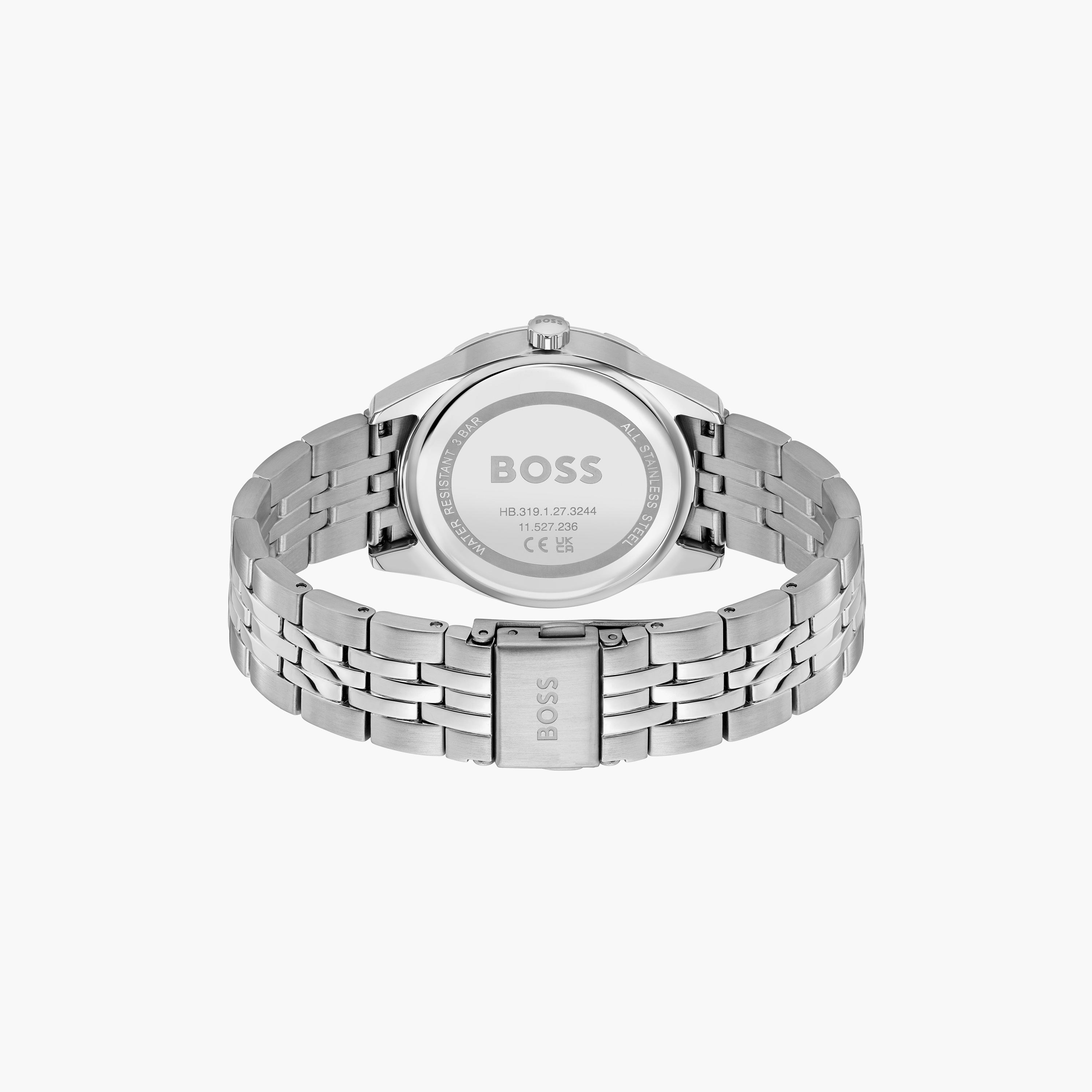 هوغو بوس- ساعة للنساء 36 ملم من الستانلس ستيل باللون الفضي | 1502699-women-watchesandjewellery-watches-image-3