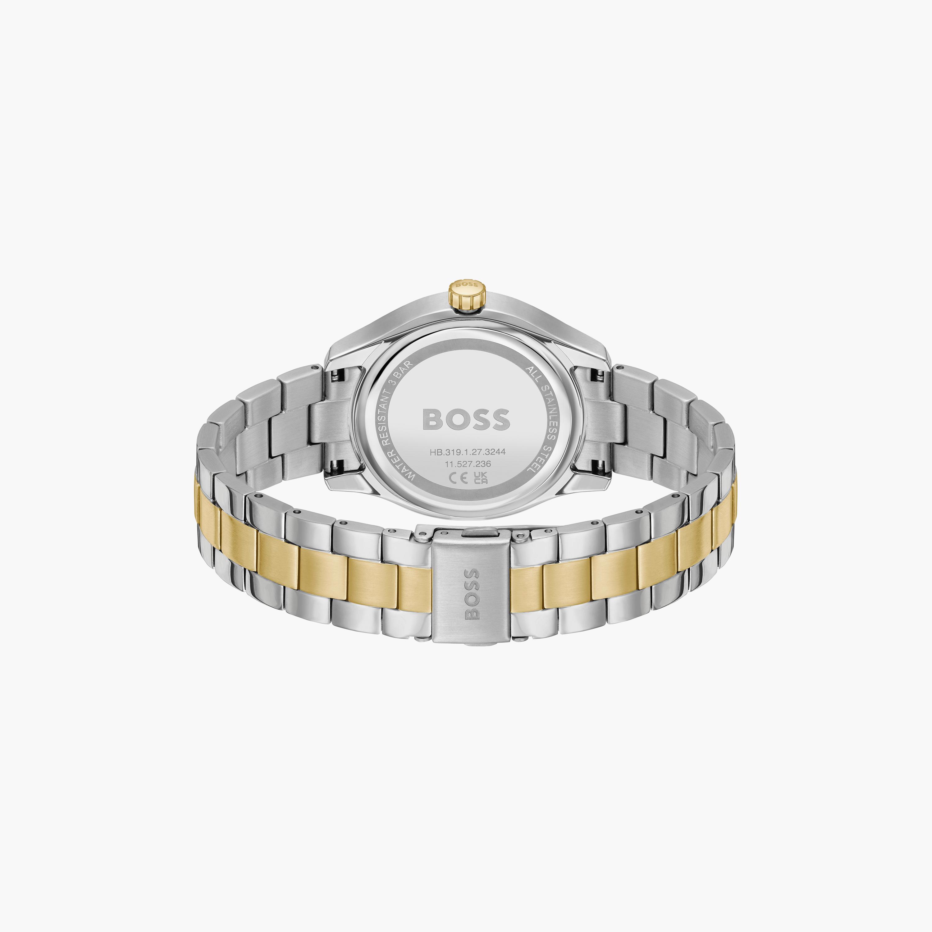 هوغو بوس- ساعة للنساء 38 ملم من الستانلس ستيل بلونين | 1502746-women-watchesandjewellery-watches-image-3