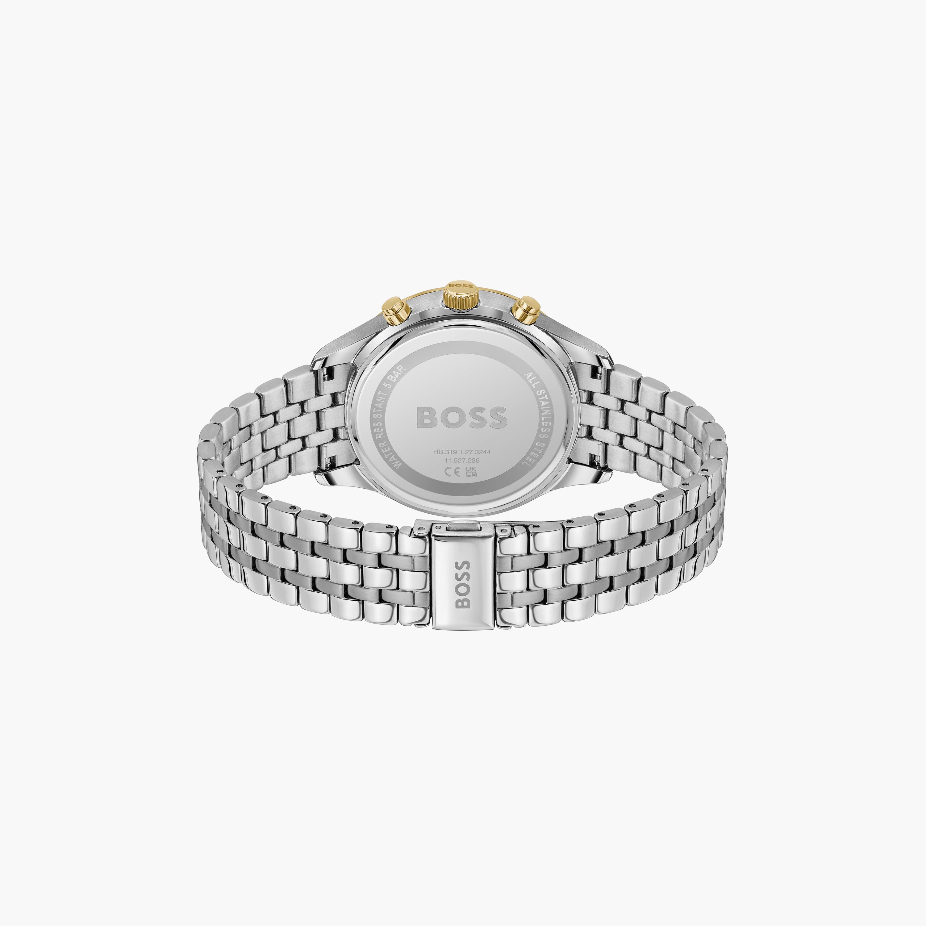 هوغو بوس- ساعة للرجال 42 ملم تناظرية من الستانلس ستيل | 1514159-men-watchesandjewellery-watches-image-3