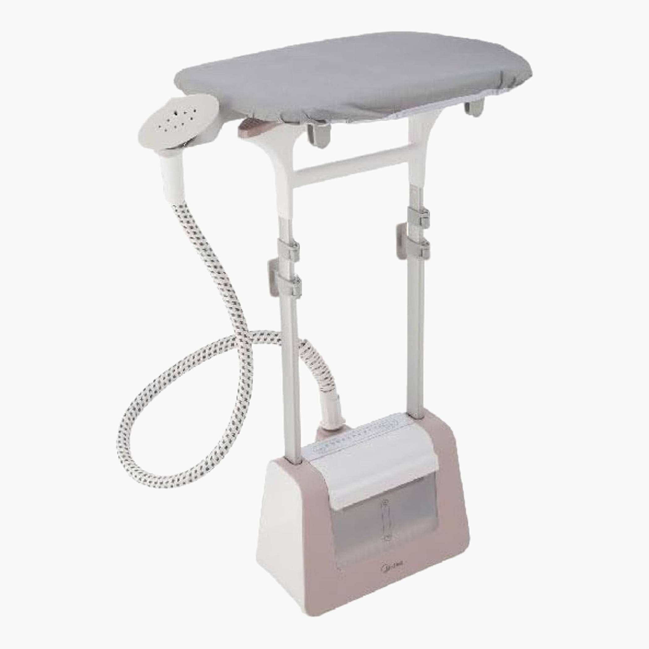 Midea 1.5L 1800W Garment Steamer with Double Rod Adjustment and Ironing Table Board - YGD20P2W-hbxhomeware-hbxbathroom-image-1