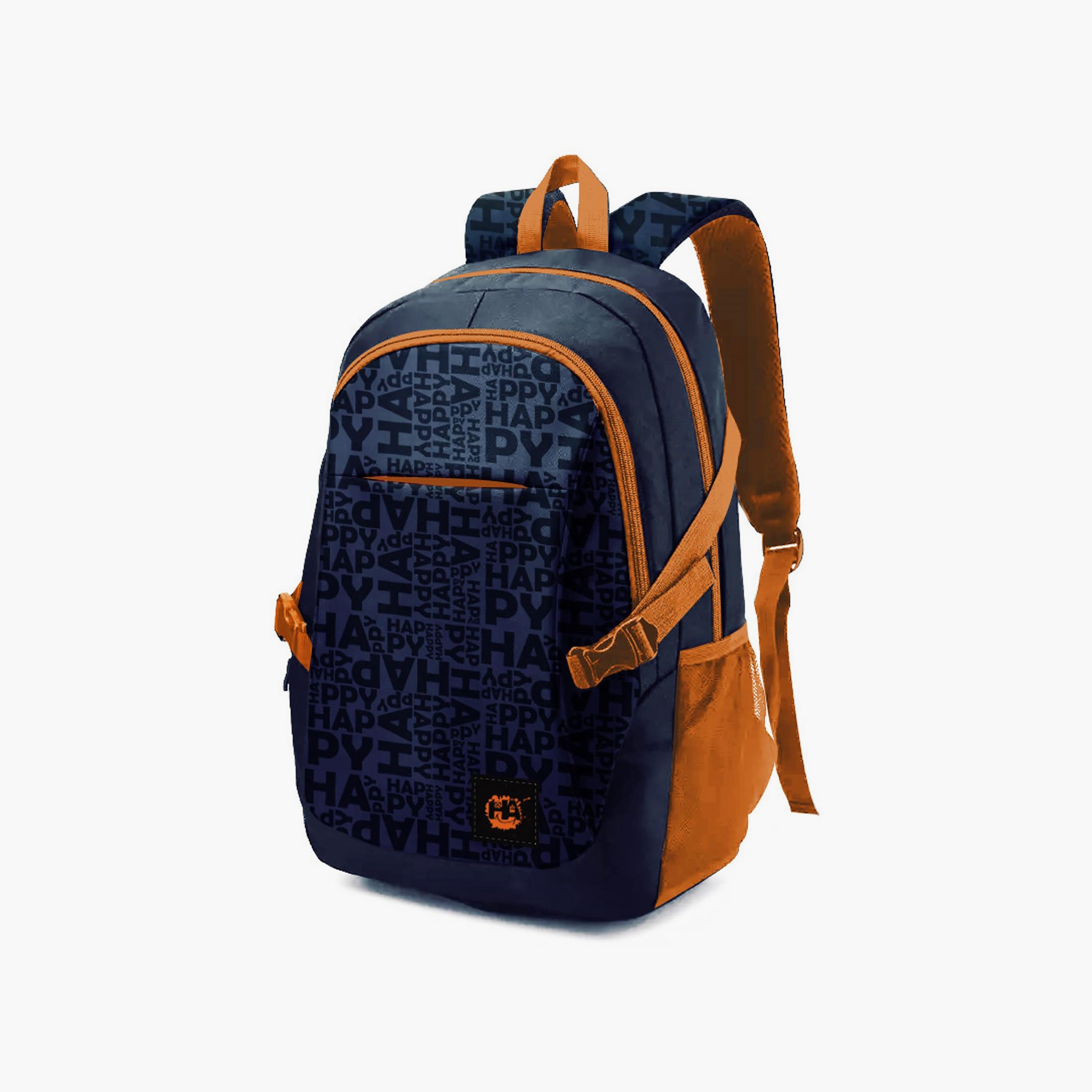 Biggdesign Printed Waterproof & Anti-Theft Laptop Backpack with USB Charging Port - Moods Up - 15 Inch-school-bagsandbackpacks-backpacks-image-1