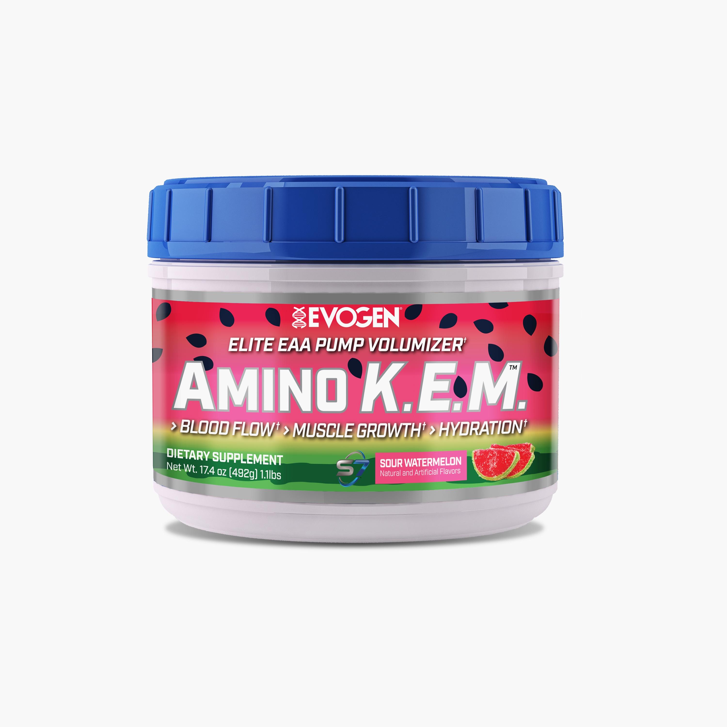Amino K.E.M, Sour Watermelon, 471 gm, 30 Servings-sports-nutrition-prepostworkout-image-1