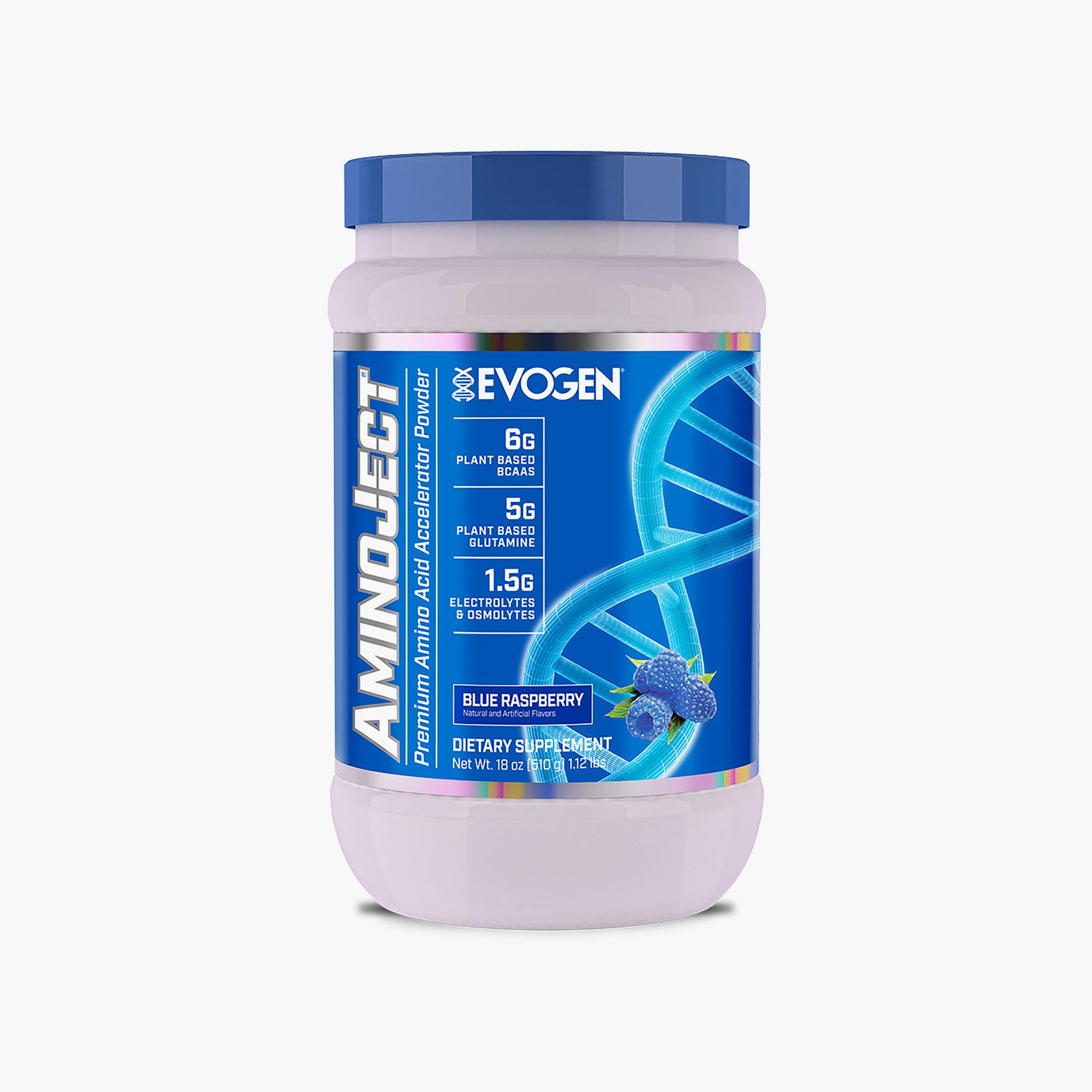 Aminoject, Blue Raspberry, 510 gm, 30 Servings-sports-nutrition-prepostworkout-image-1