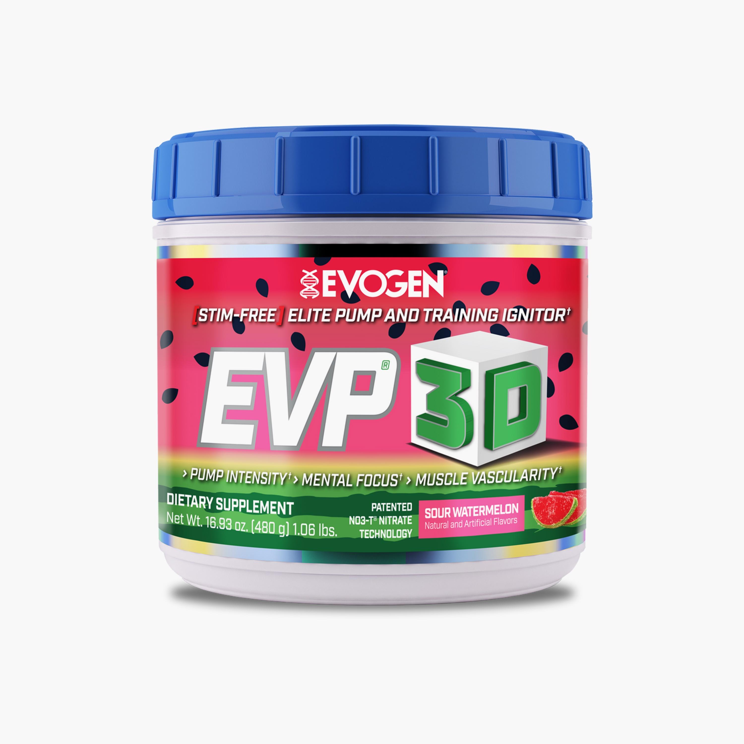 Evp 3D Pump, Sour Watermelon, 480 gm, 40 Servings-sports-nutrition-prepostworkout-image-1