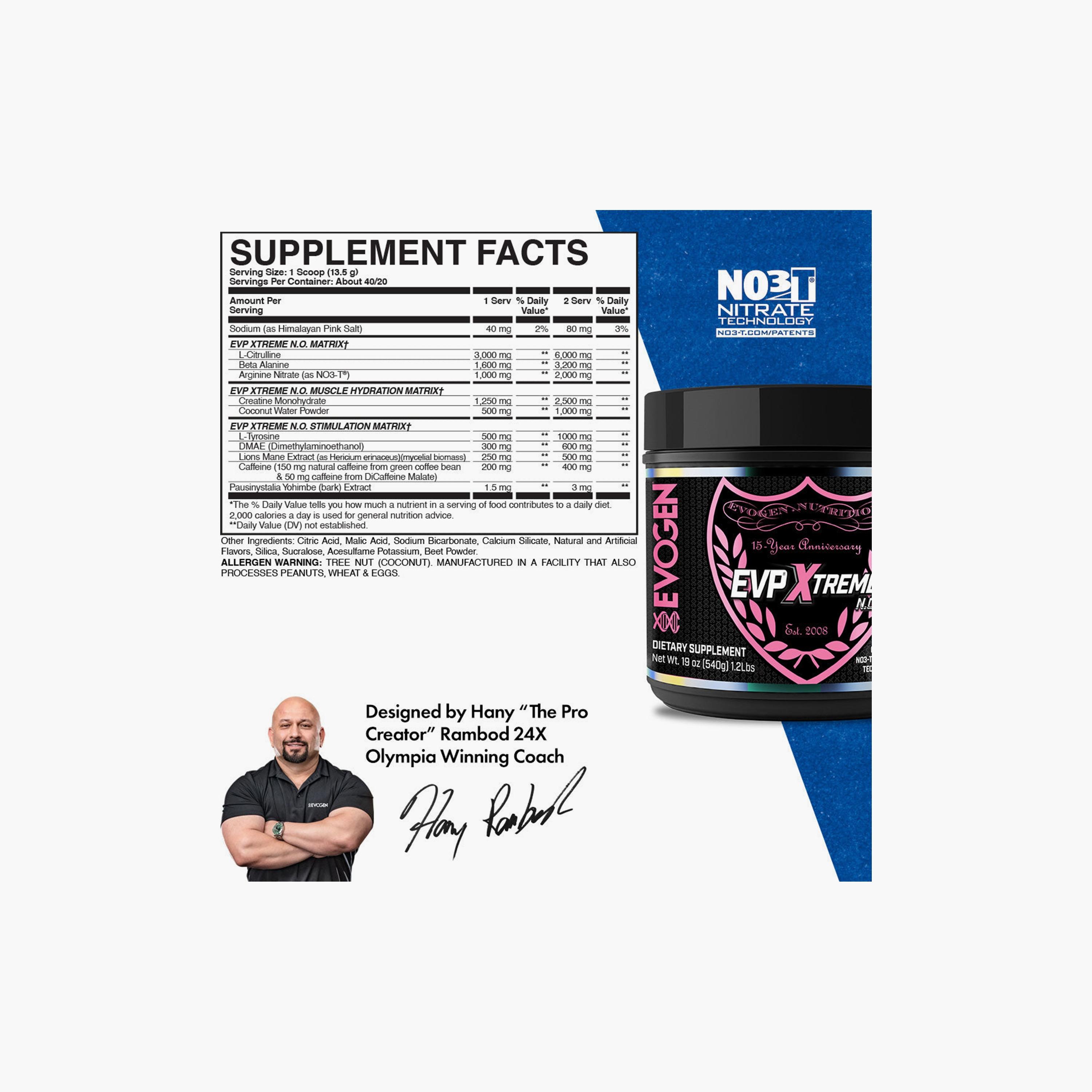 Evp Extreme Pre-Workout, Pink Rose, 540 gm, 40 Servings-sports-nutrition-prepostworkout-image-2